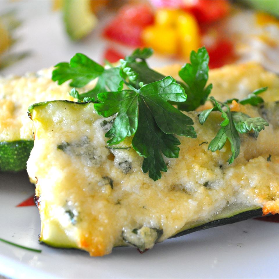 Grilled Garlic Parmesan Zucchini image