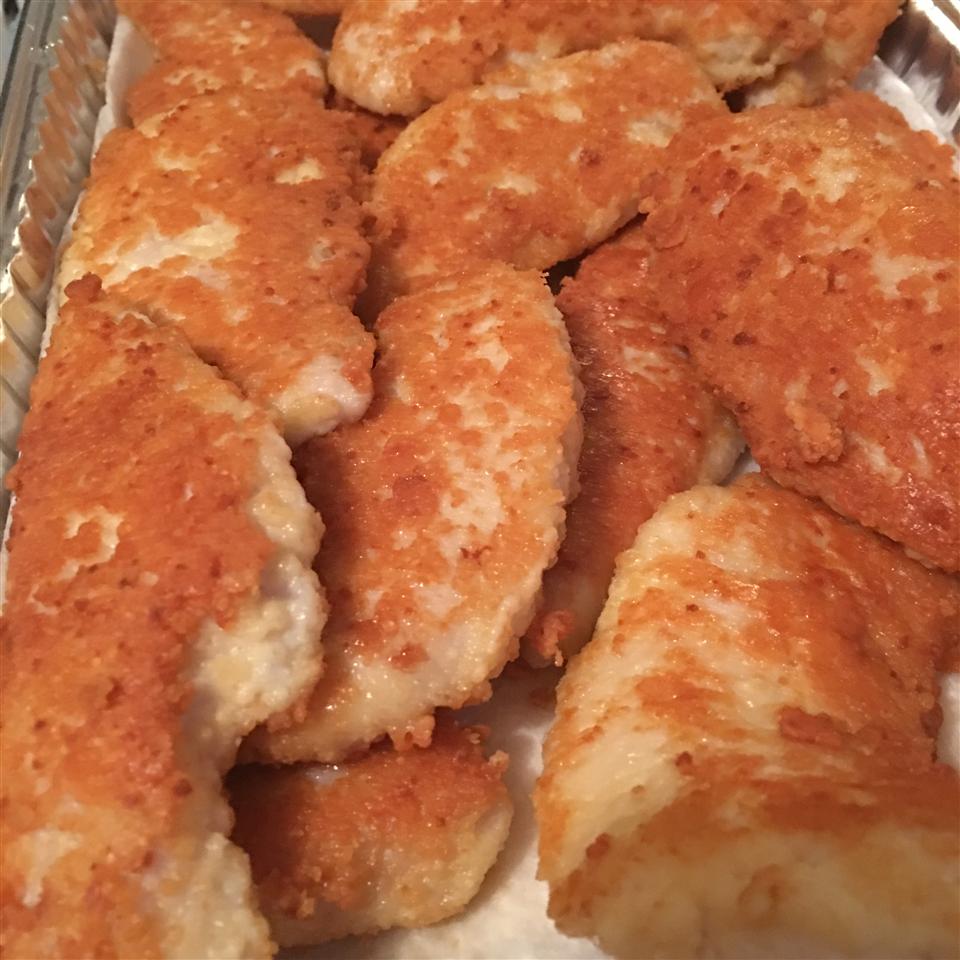 Parmesan Crusted Chicken Strips Recipe Allrecipes