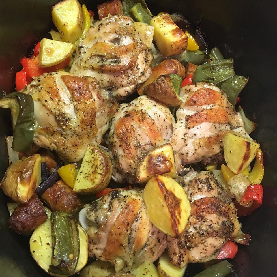 Chicken, Sausage, Peppers, and Potatoes Recipe