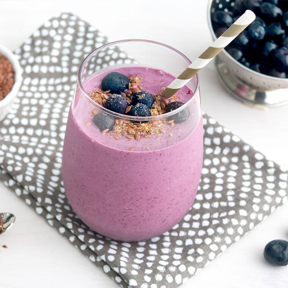 Probiotic Peanut Butter-Berry Smoothie image