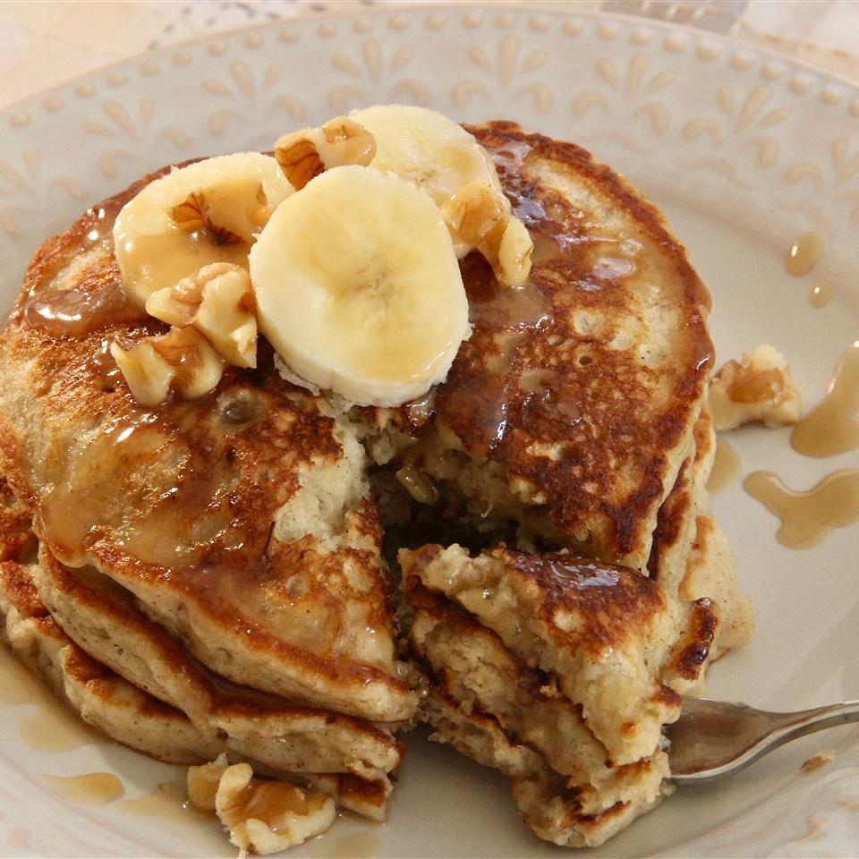 Easy Banana Nut Pancakes image