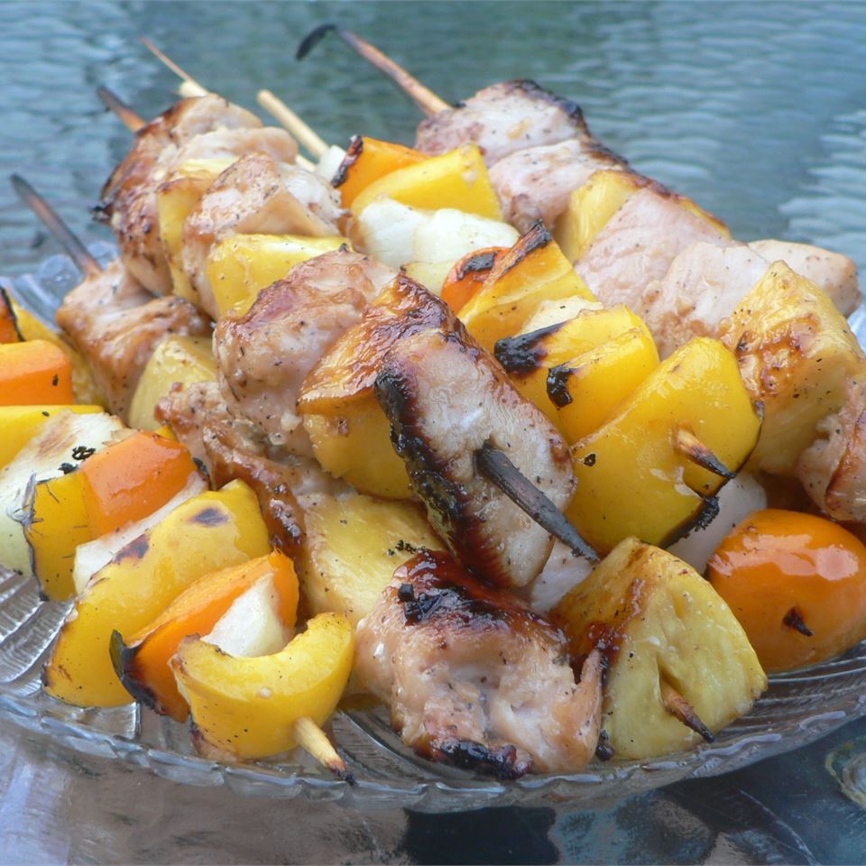 Yummy Honey Chicken Kabobs Recipe