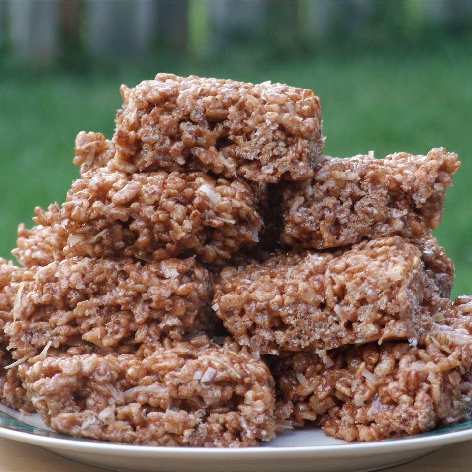 Coconut and Chocolate Rice Crispies image