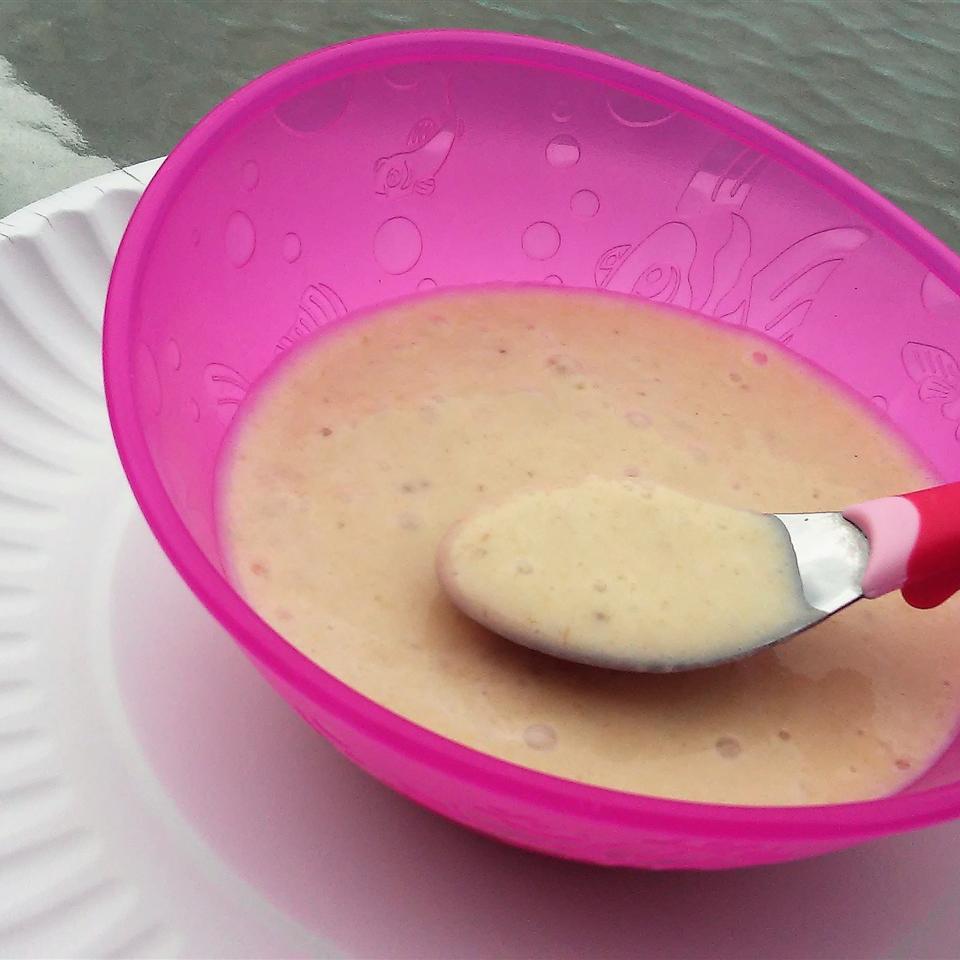 Creamed Banana Baby Food_image