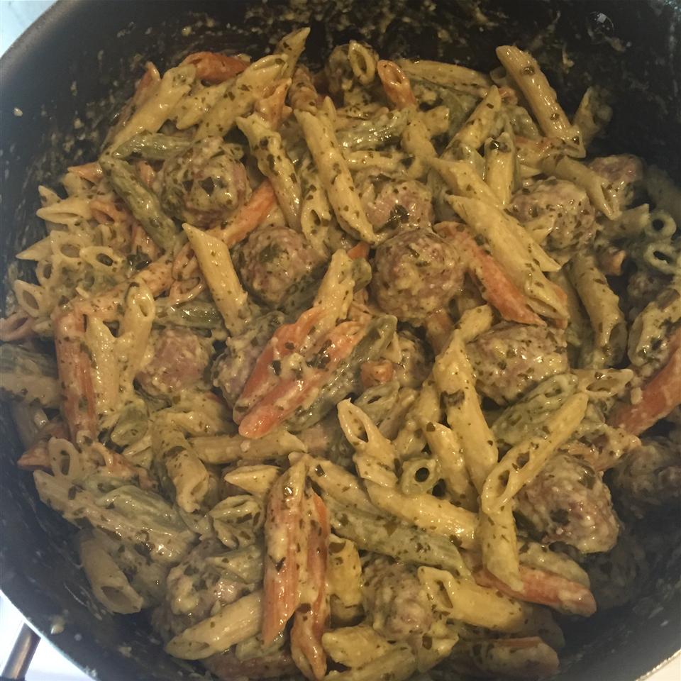 Creamy Pesto Penne with Sausage Recipe Allrecipes