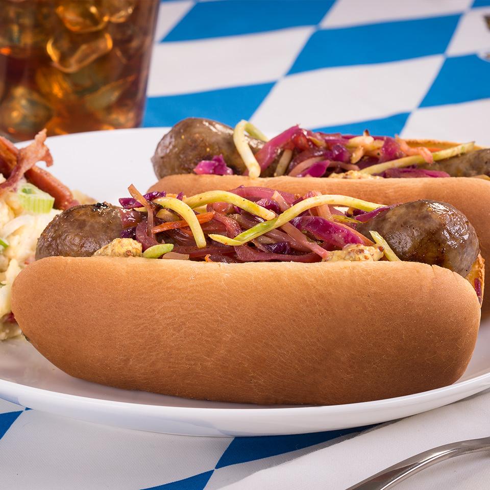 Grilled Brats with QuickCooked Cabbage Allrecipes