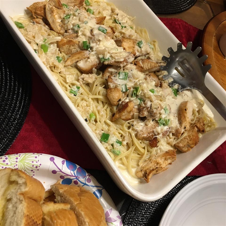 Creamy Chicken on Linguine Recipe Allrecipes