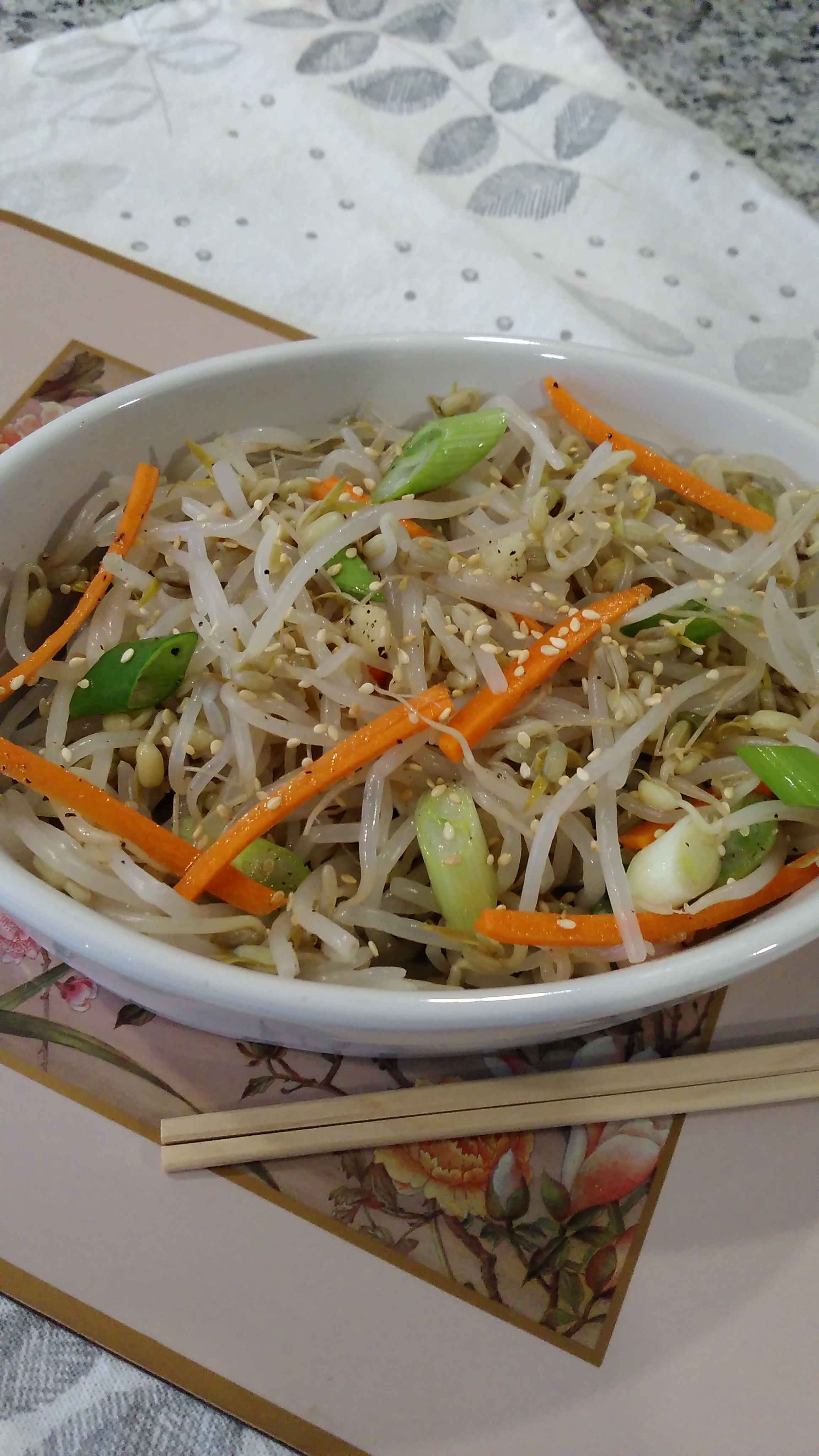 Sukju Namul (Mung Bean Sprout Salad) Recipe | Allrecipes