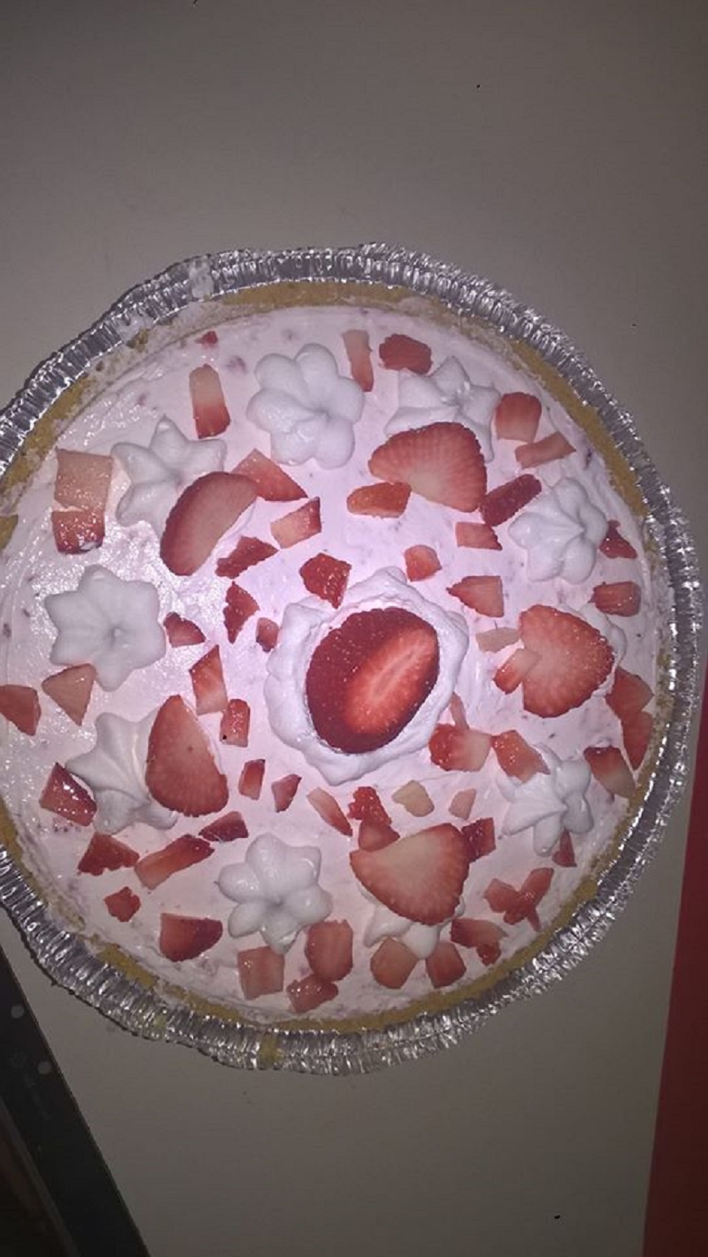 Quick and Easy Strawberry Shake Pie image
