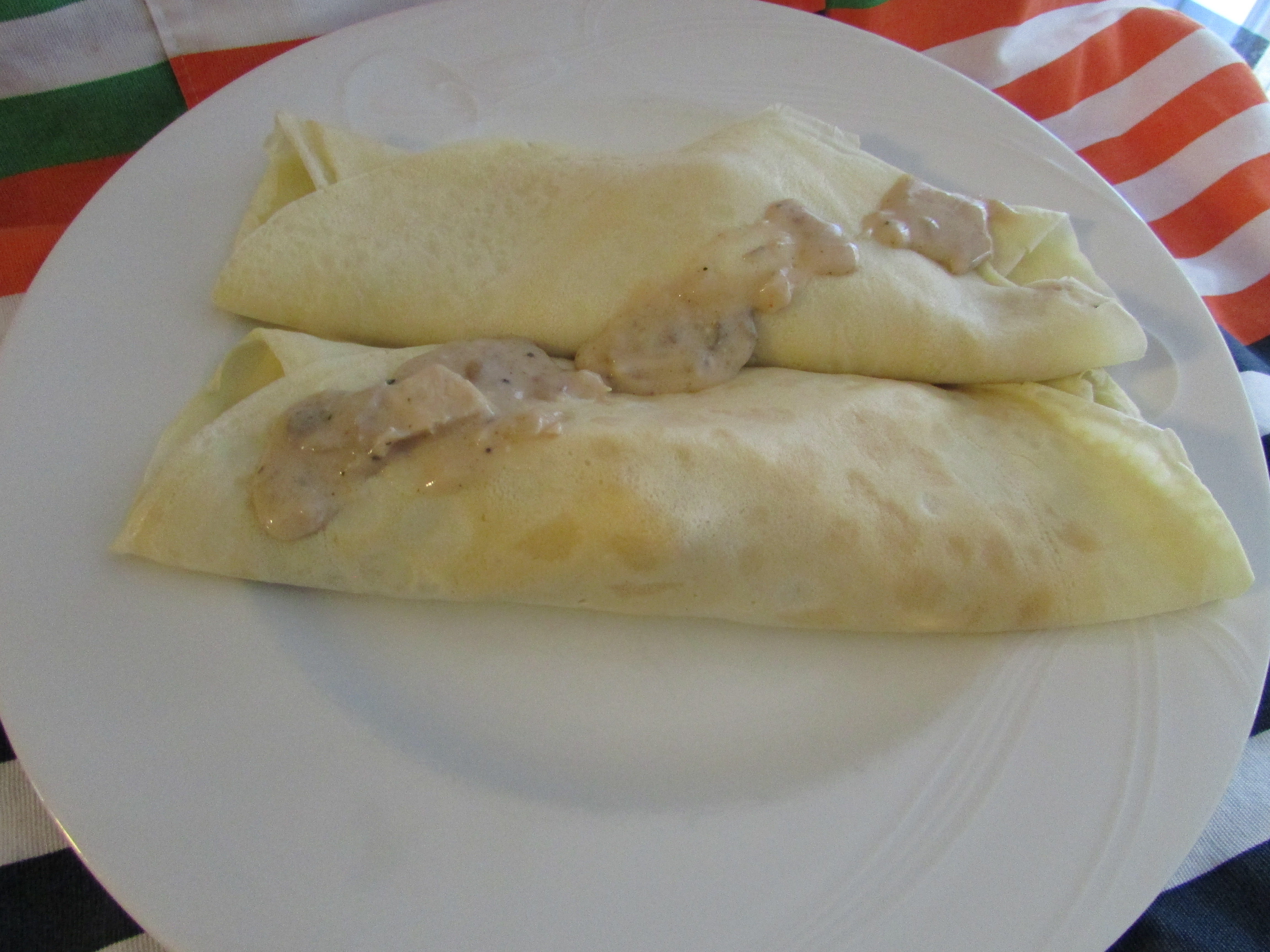 Chicken and Mushroom Crepes image
