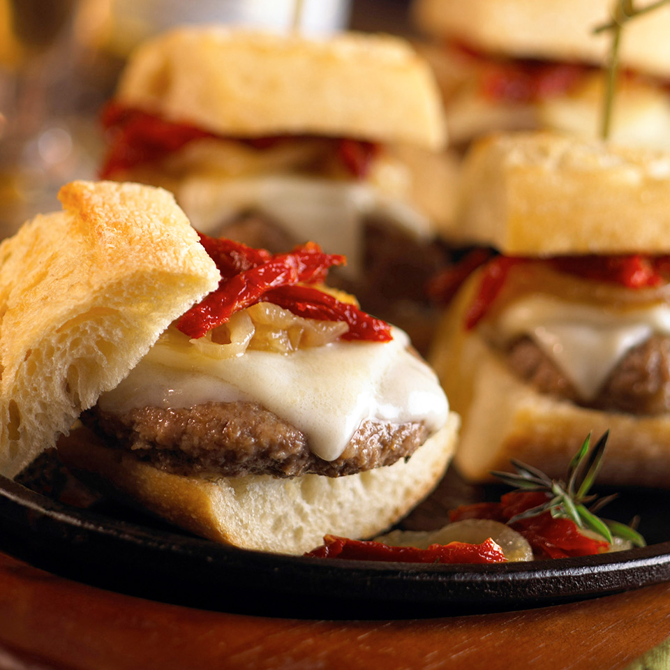 Provolone Meatball Sliders image