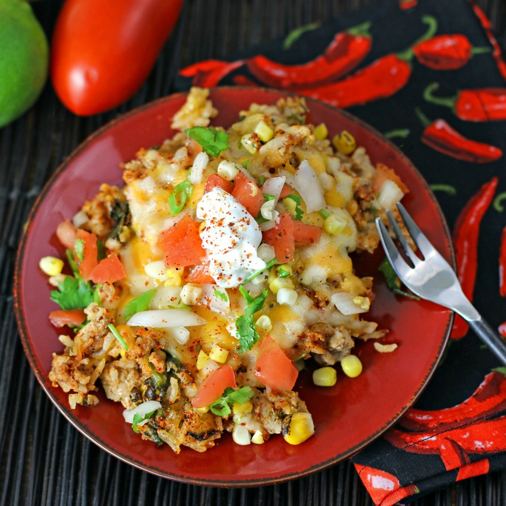 Cheesy Pork Taco Rice_image