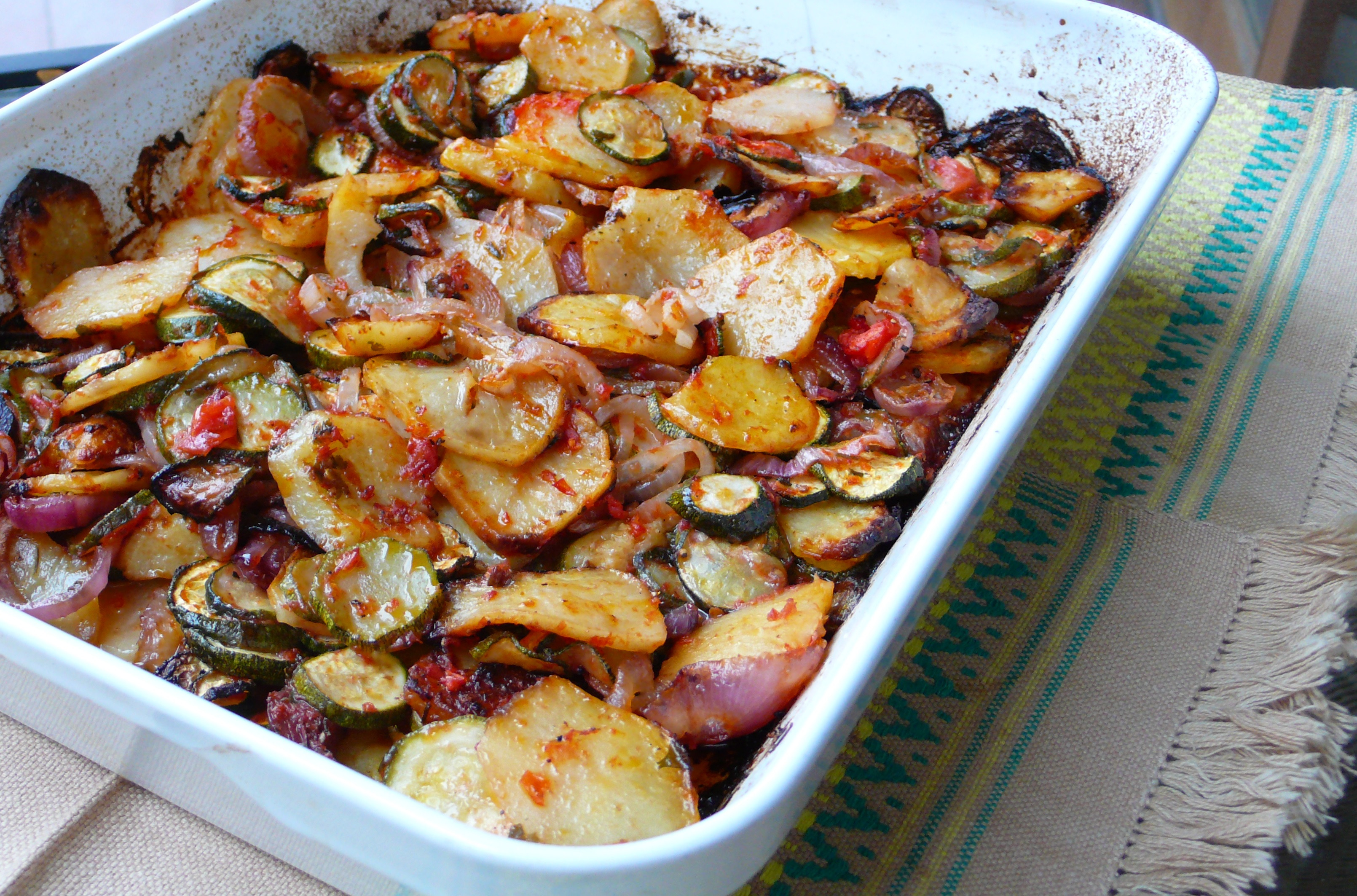 Briam (Greek Baked Zucchini and Potatoes)_image