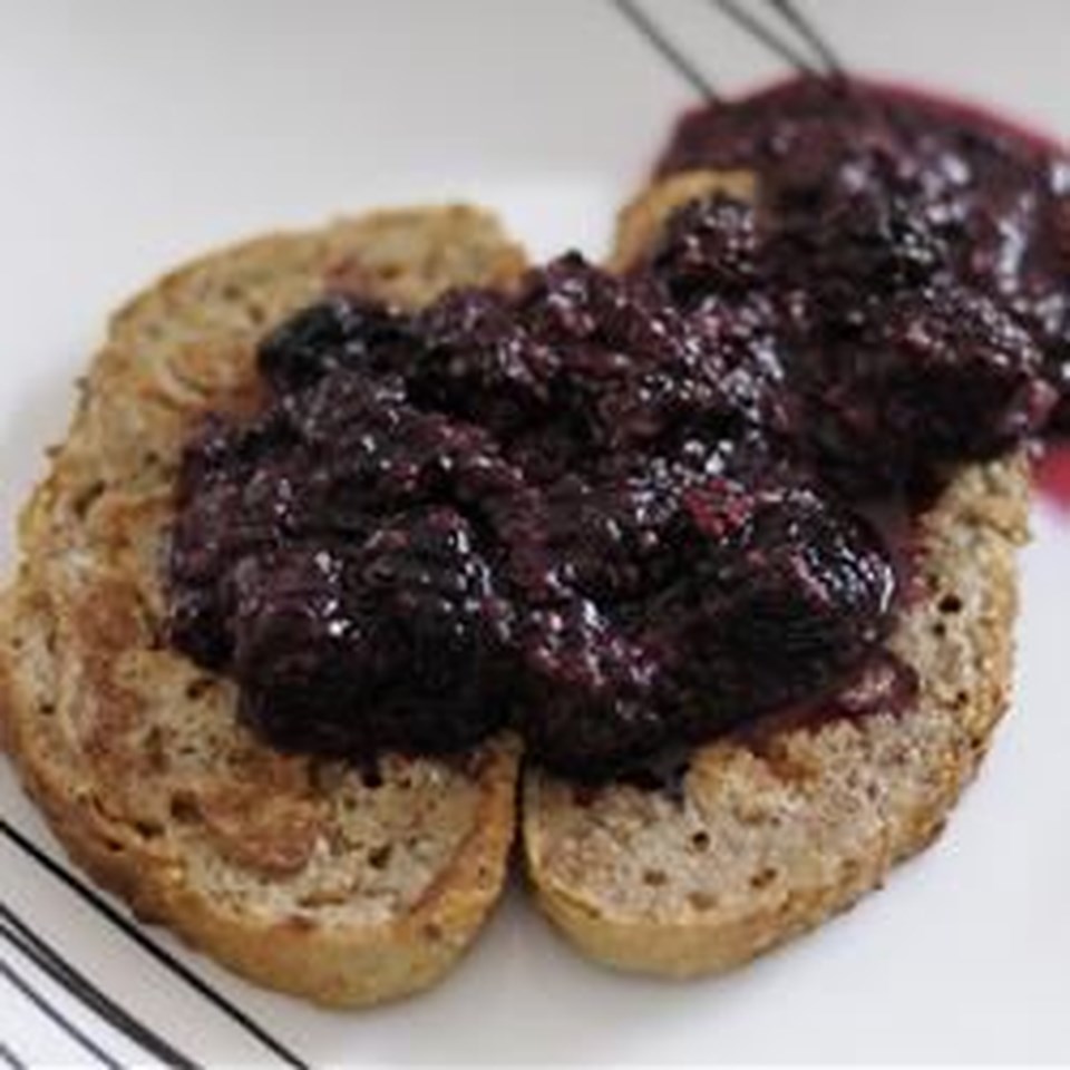 Whole Grain French Toast with Blackberry Compote image