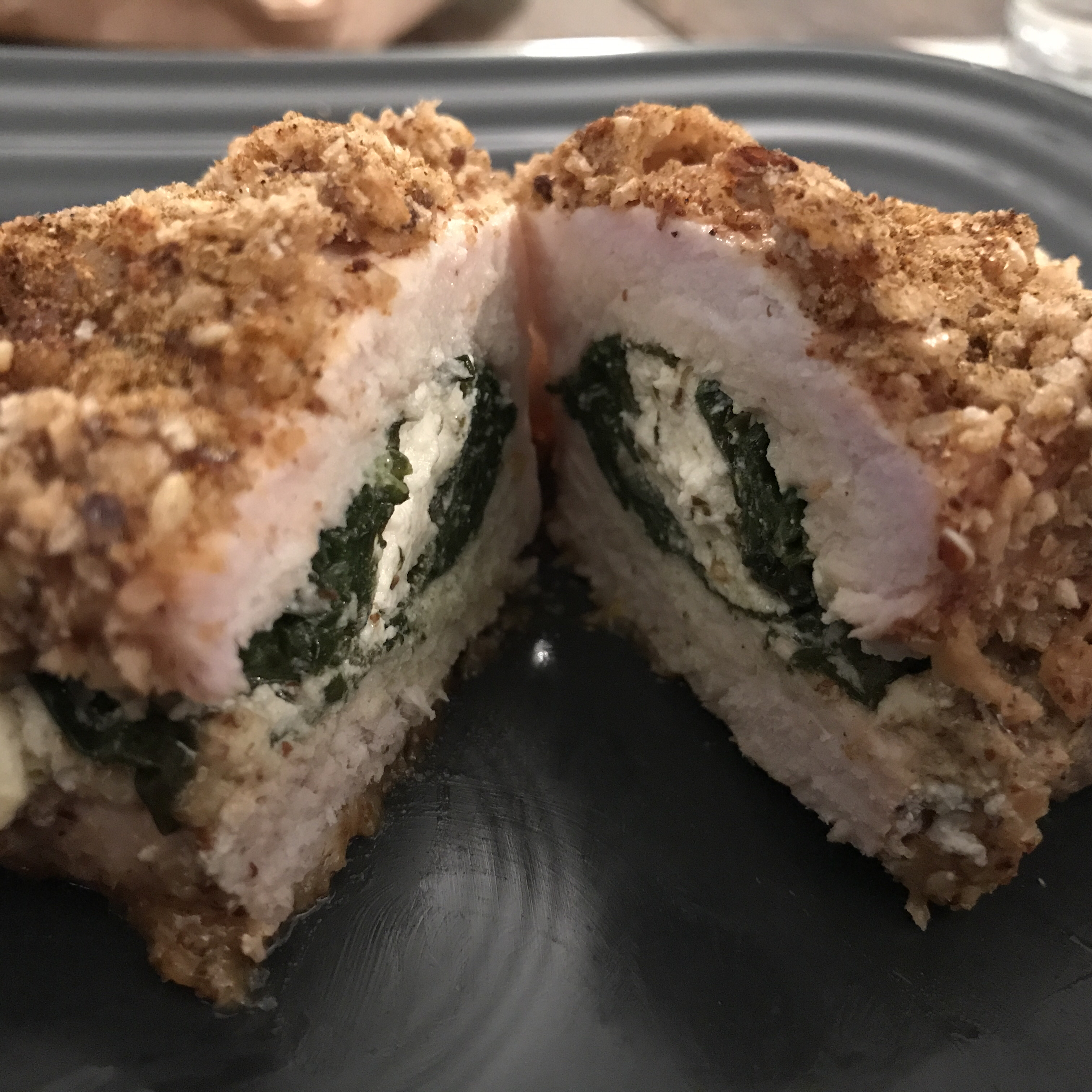 Gouda and Spinach Stuffed Pork Chops_image