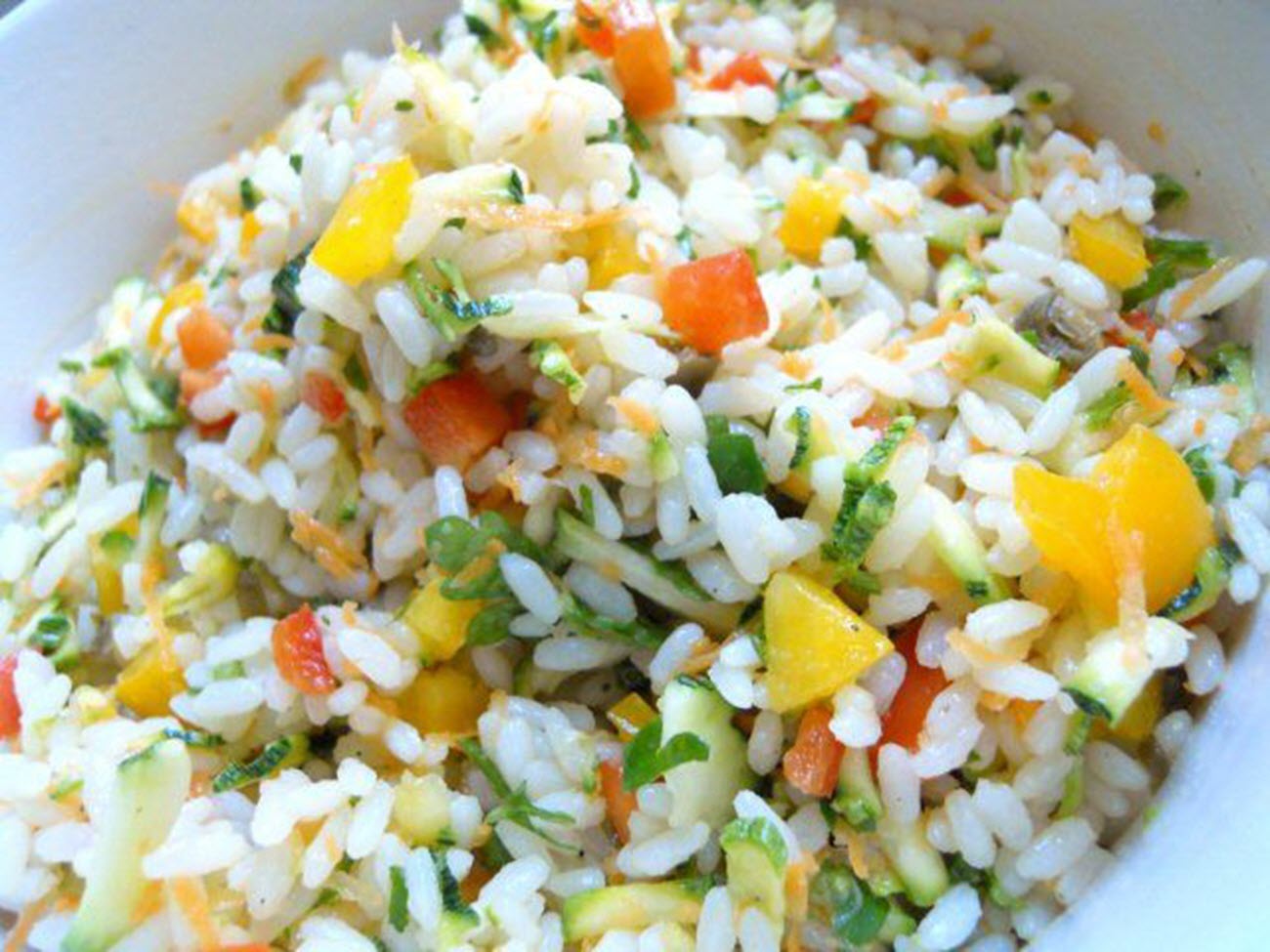 Mediterranean Rice Salad With Vegetables Recipe Allrecipes