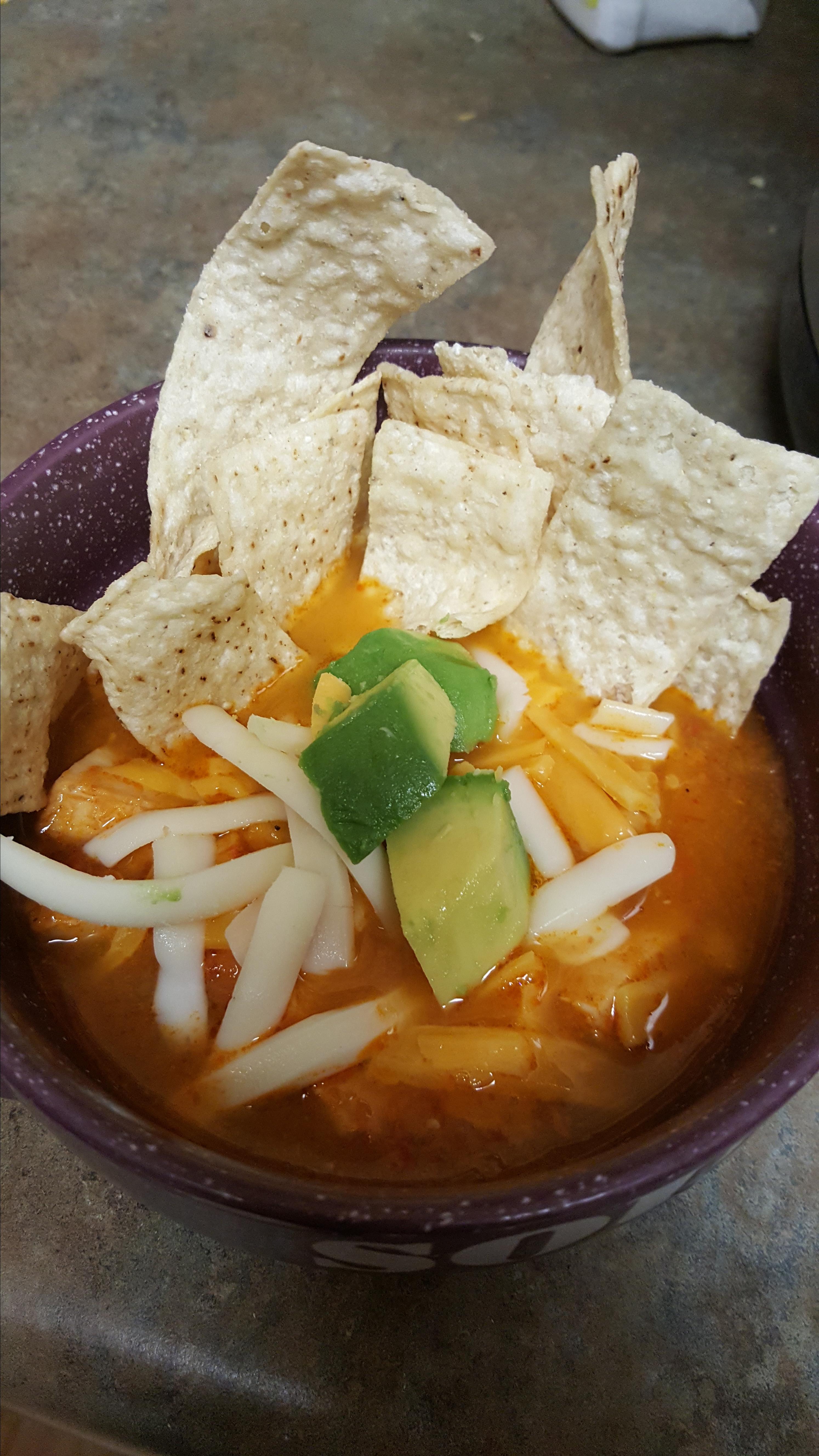 Pressure Cooker Tortilla Soup image