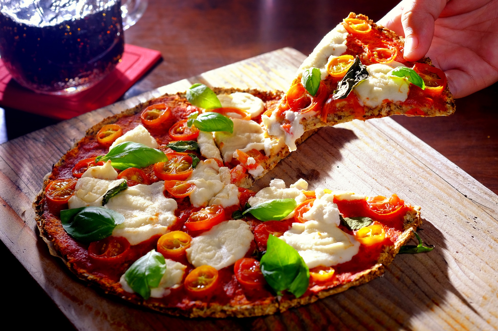 Vegan Pizza Margherita image