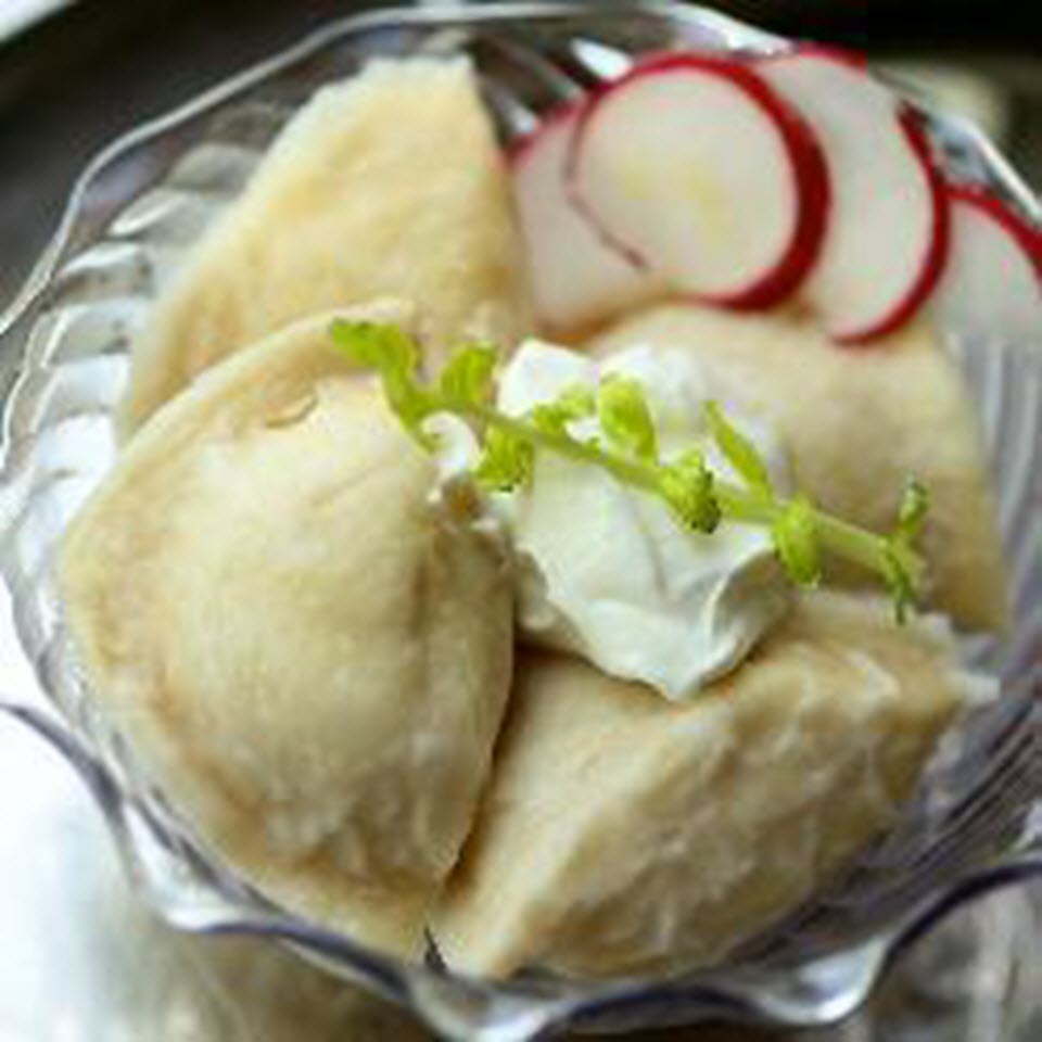 Vareniki (Russian Pierogi) with Potatoes and Mushrooms Recipe | Allrecipes