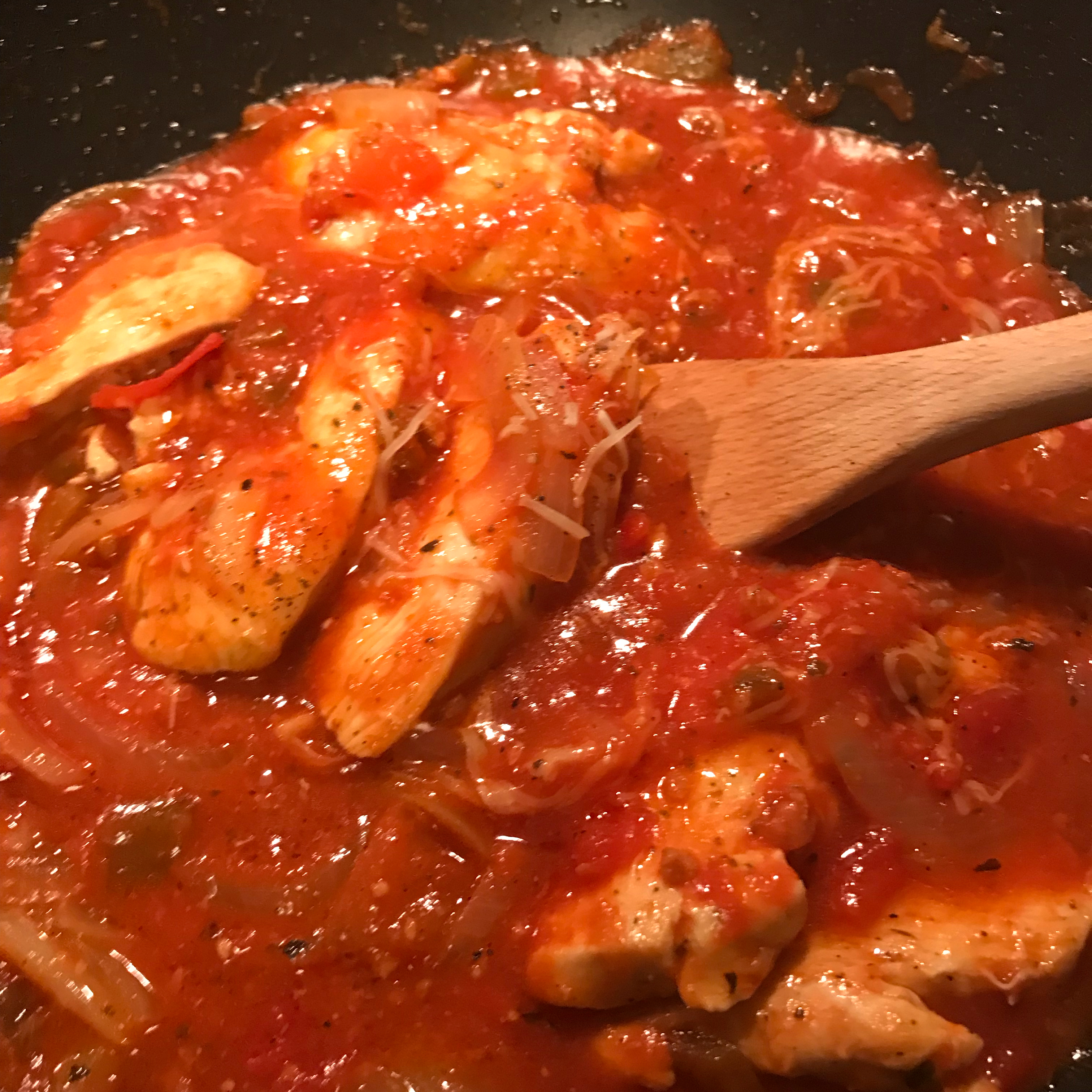 recipe for chicken hunter style without the tomato sauce