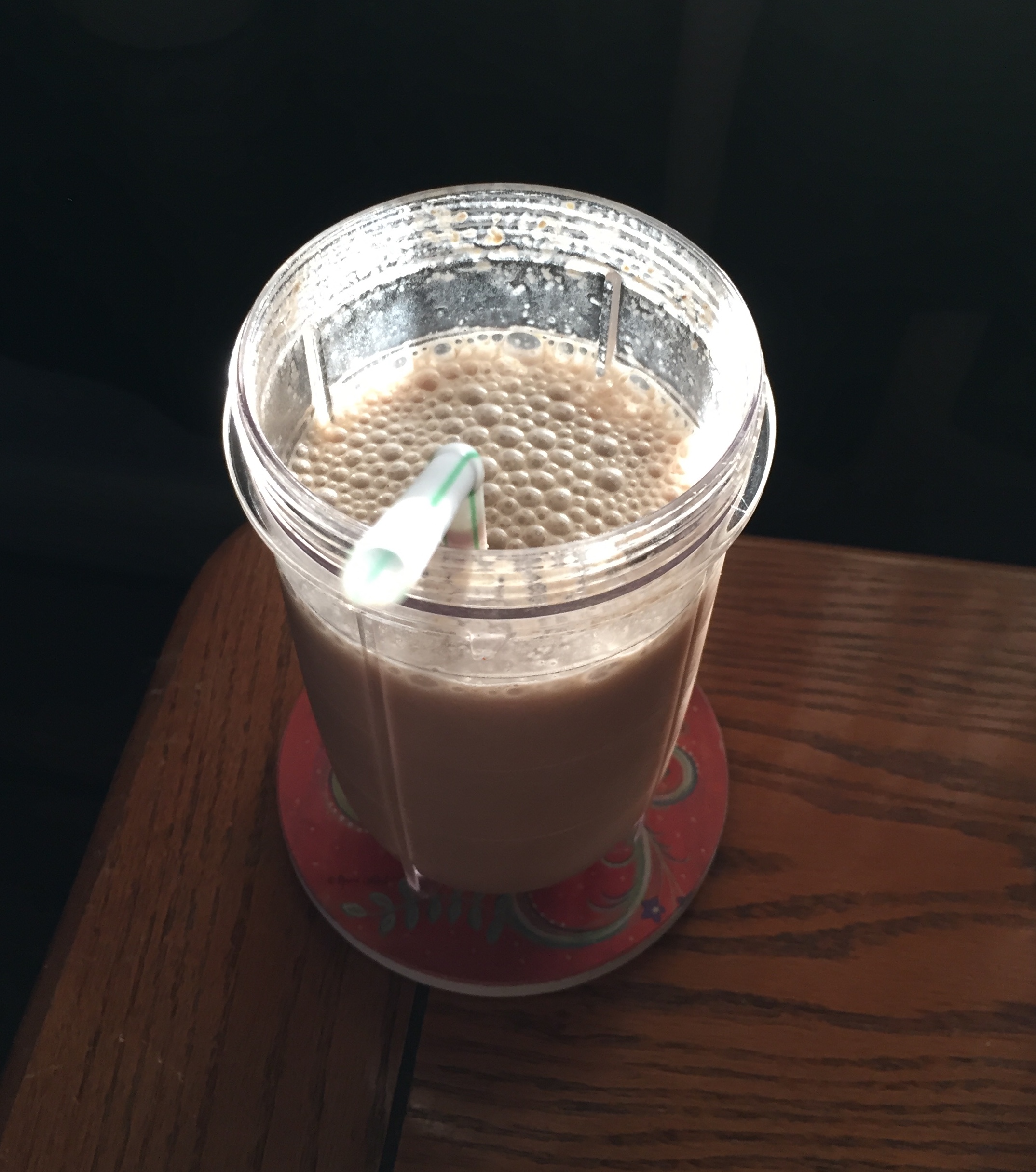 Apple-Cinnamon Oatmeal Breakfast Smoothie image