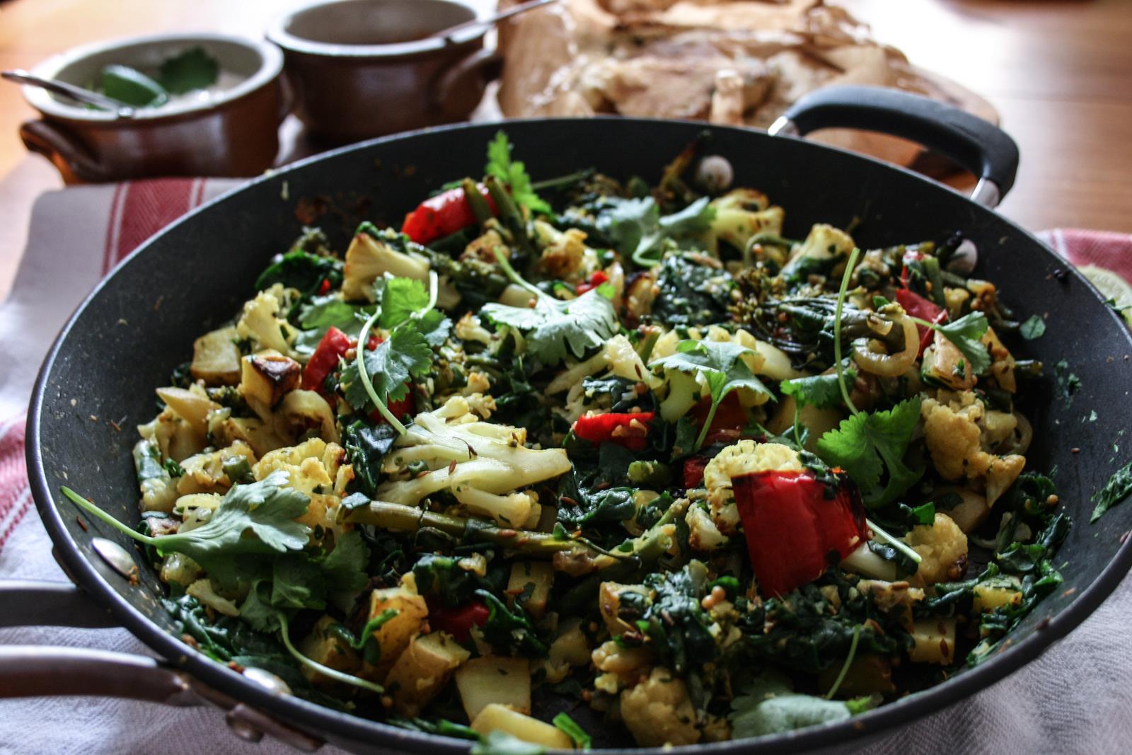 Weeknight Aloo Gobi Saag image