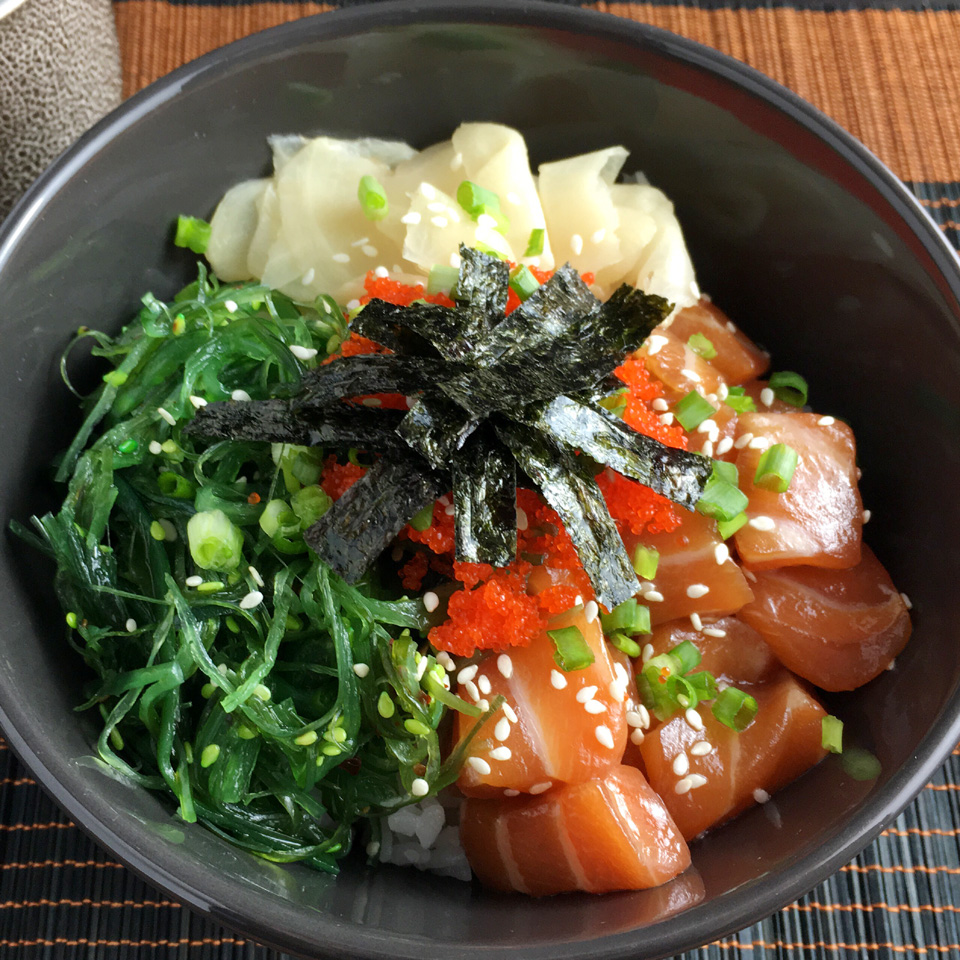 Do-It-Yourself Salmon Poke Bowls image