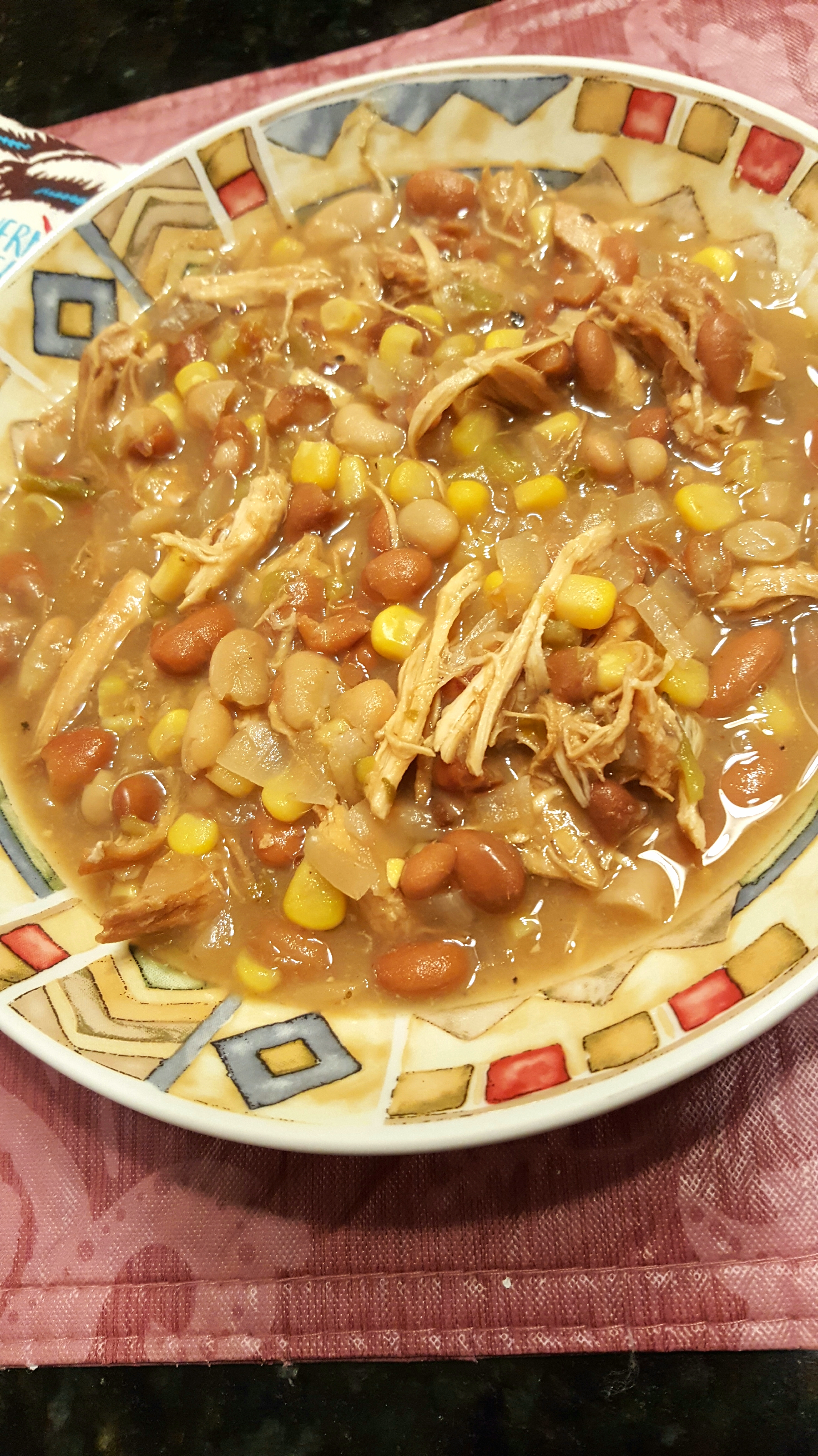 Easy Slow Cooker White Chicken Chili_image