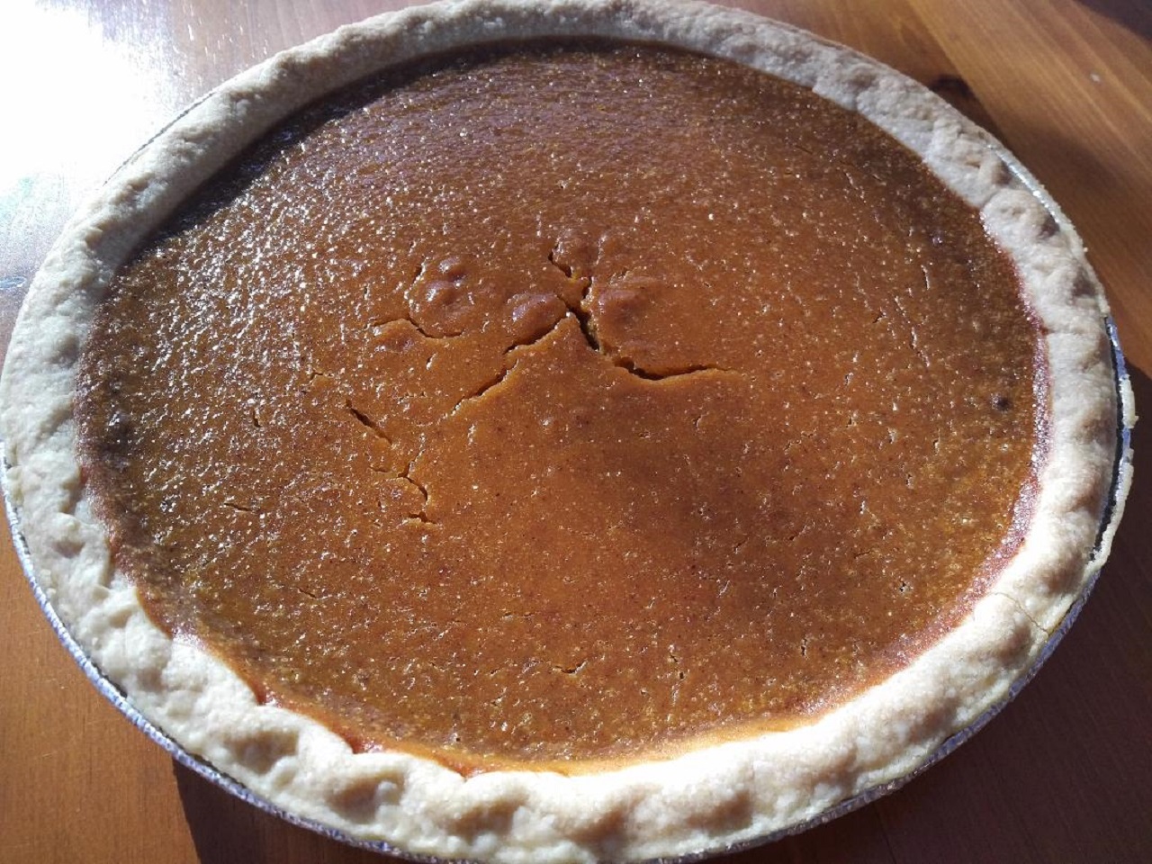 Spiced Pumpkin Pie image