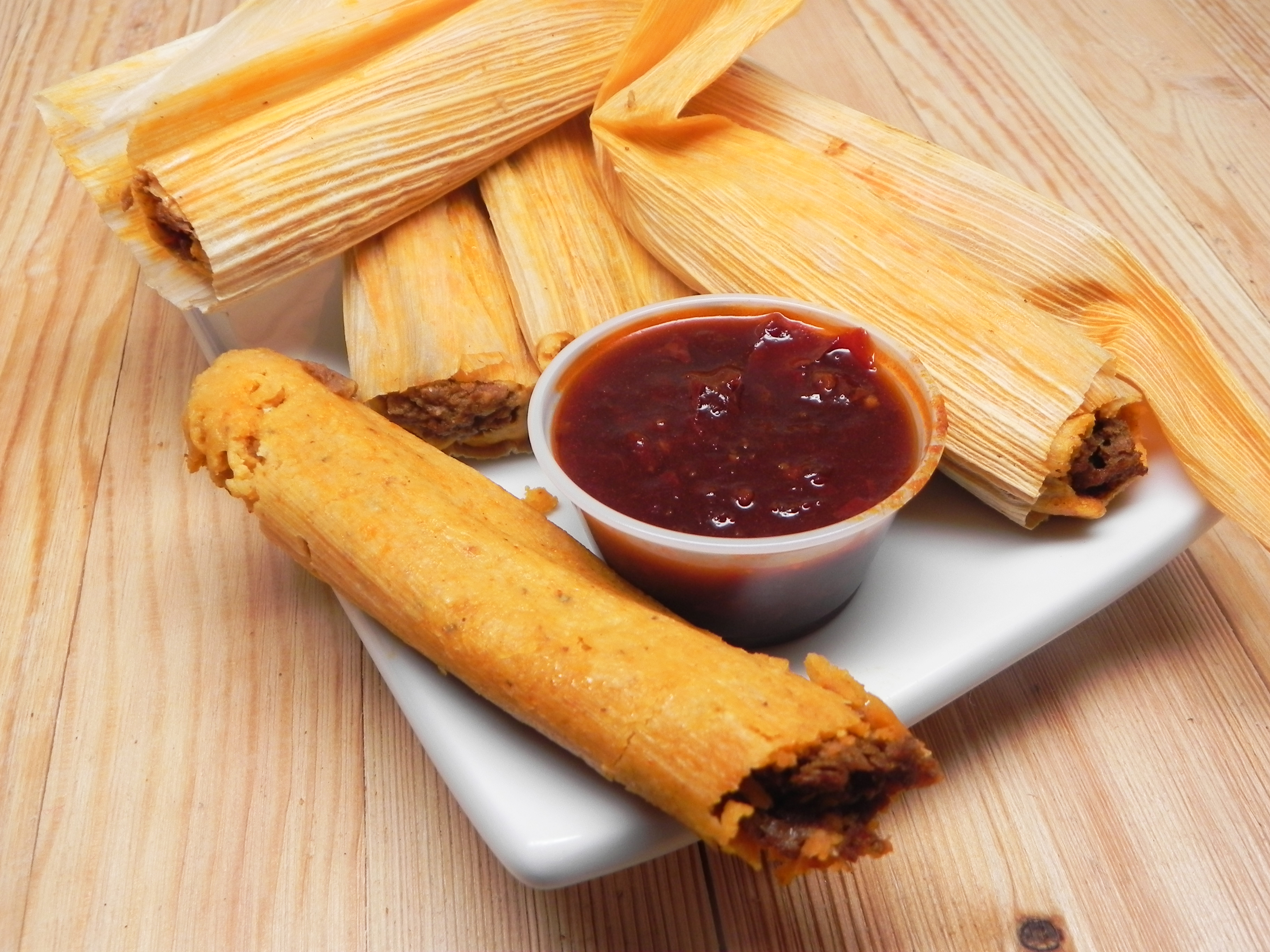 Homemade Beef Tamales image