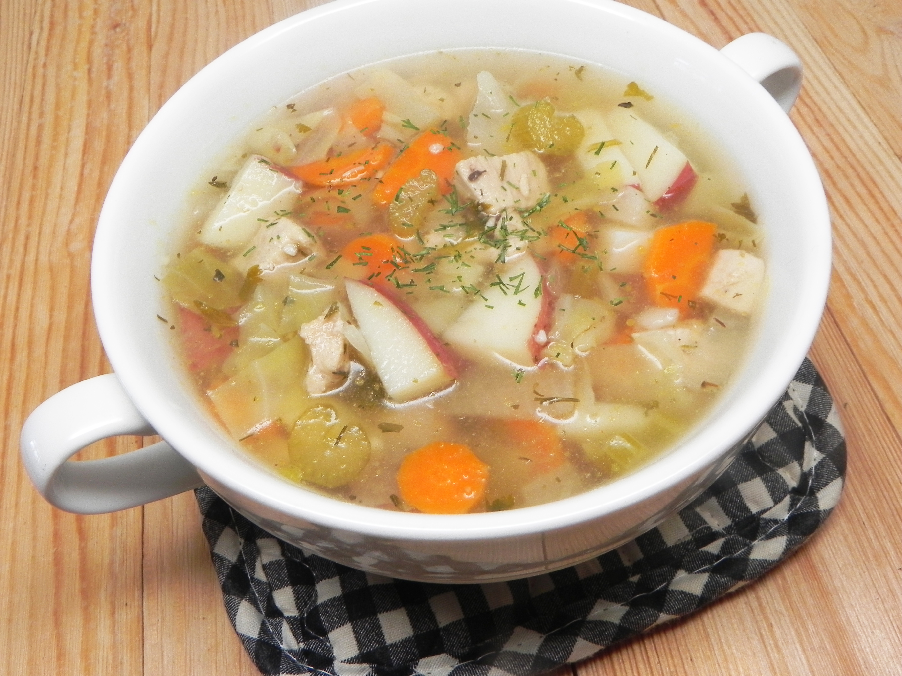 Chicken Soup with Cabbage Recipe - menu diet seminggu