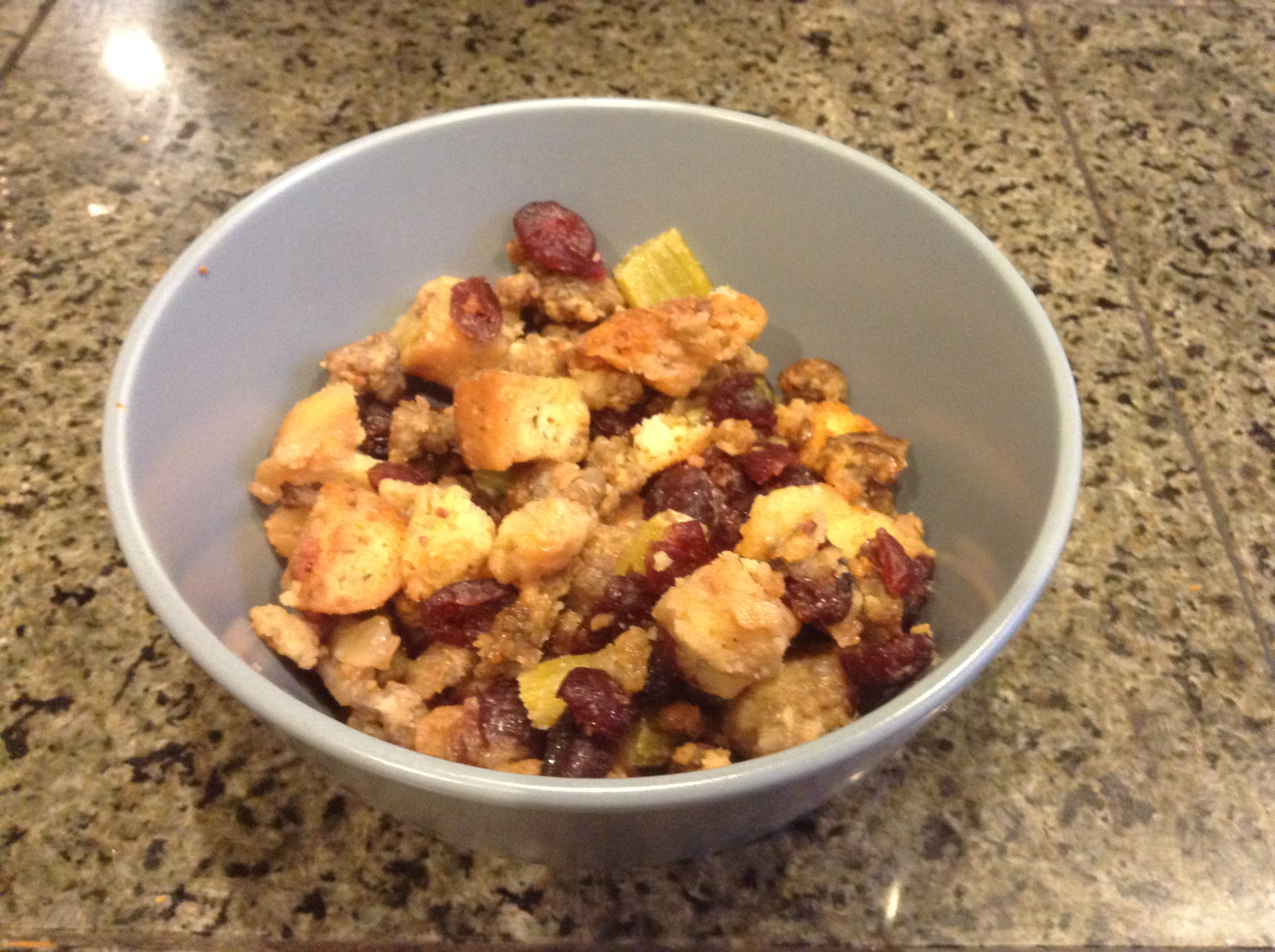 Sausage and Dried Cranberry Stuffing image