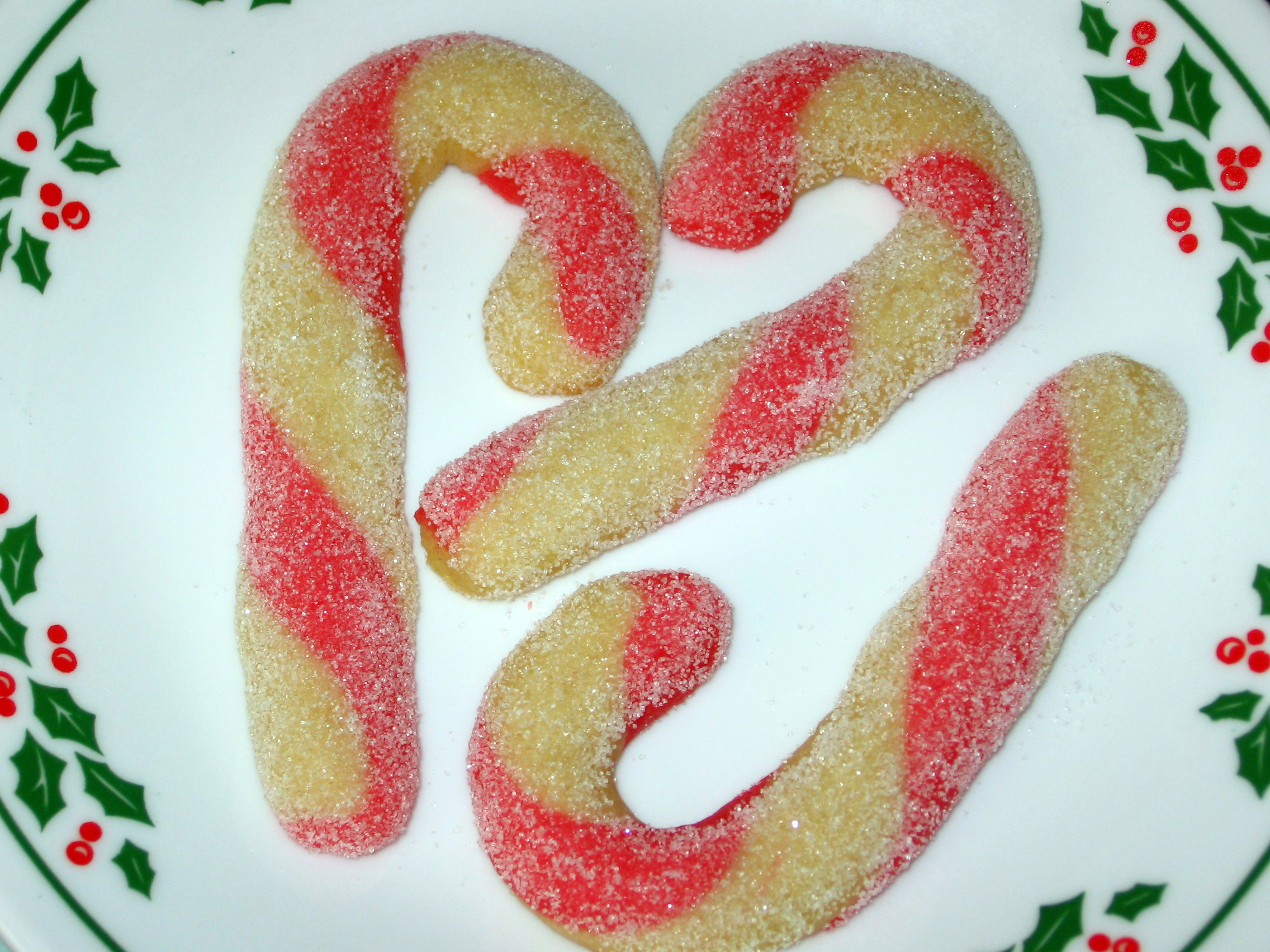 20 Stand Up Christmas Candy Canes Edible Wafer Paper Cake Toppers Decorations 