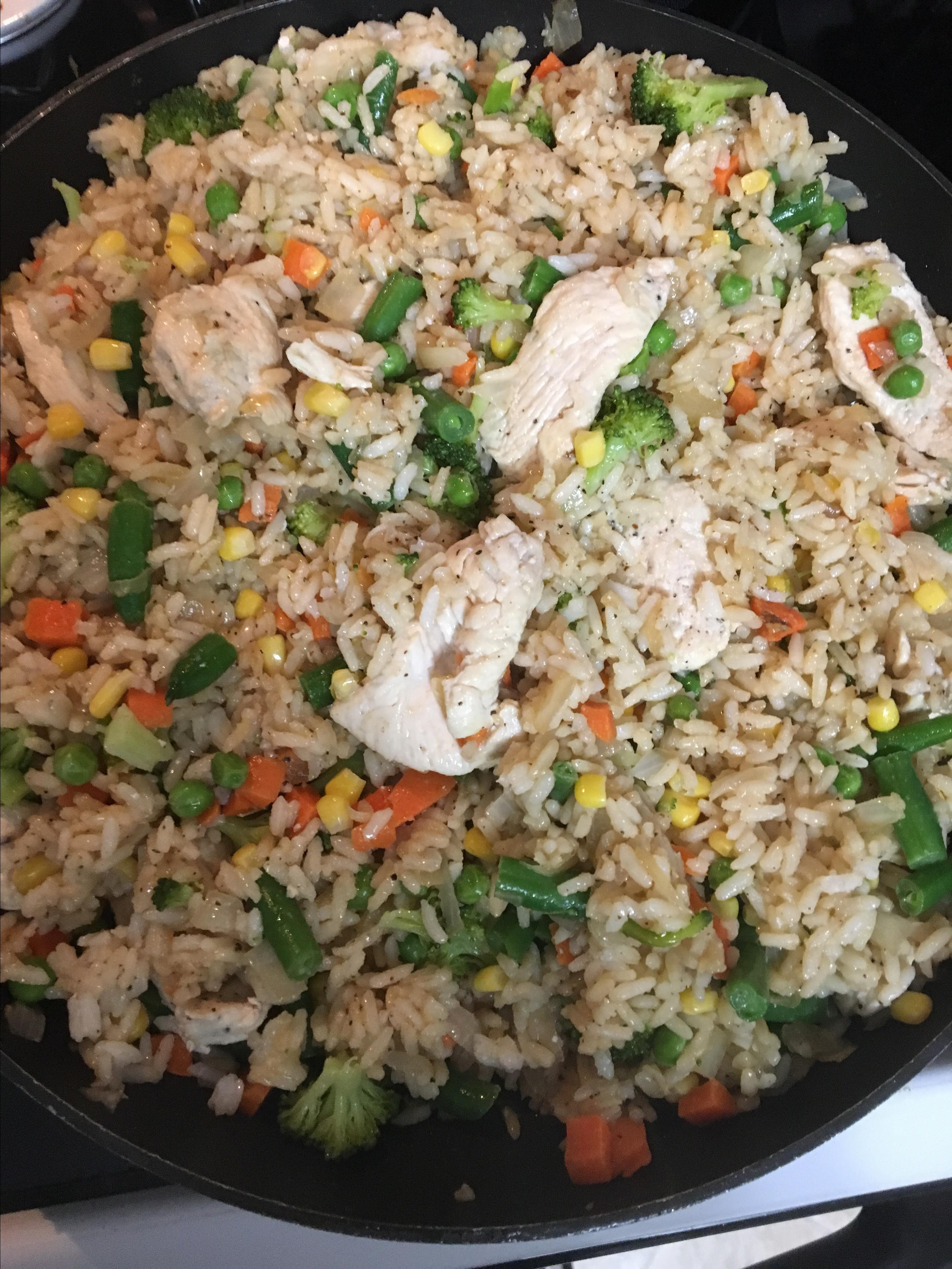 Chinese Chicken Fried Rice II Recipe - Allrecipes.com | Allrecipes