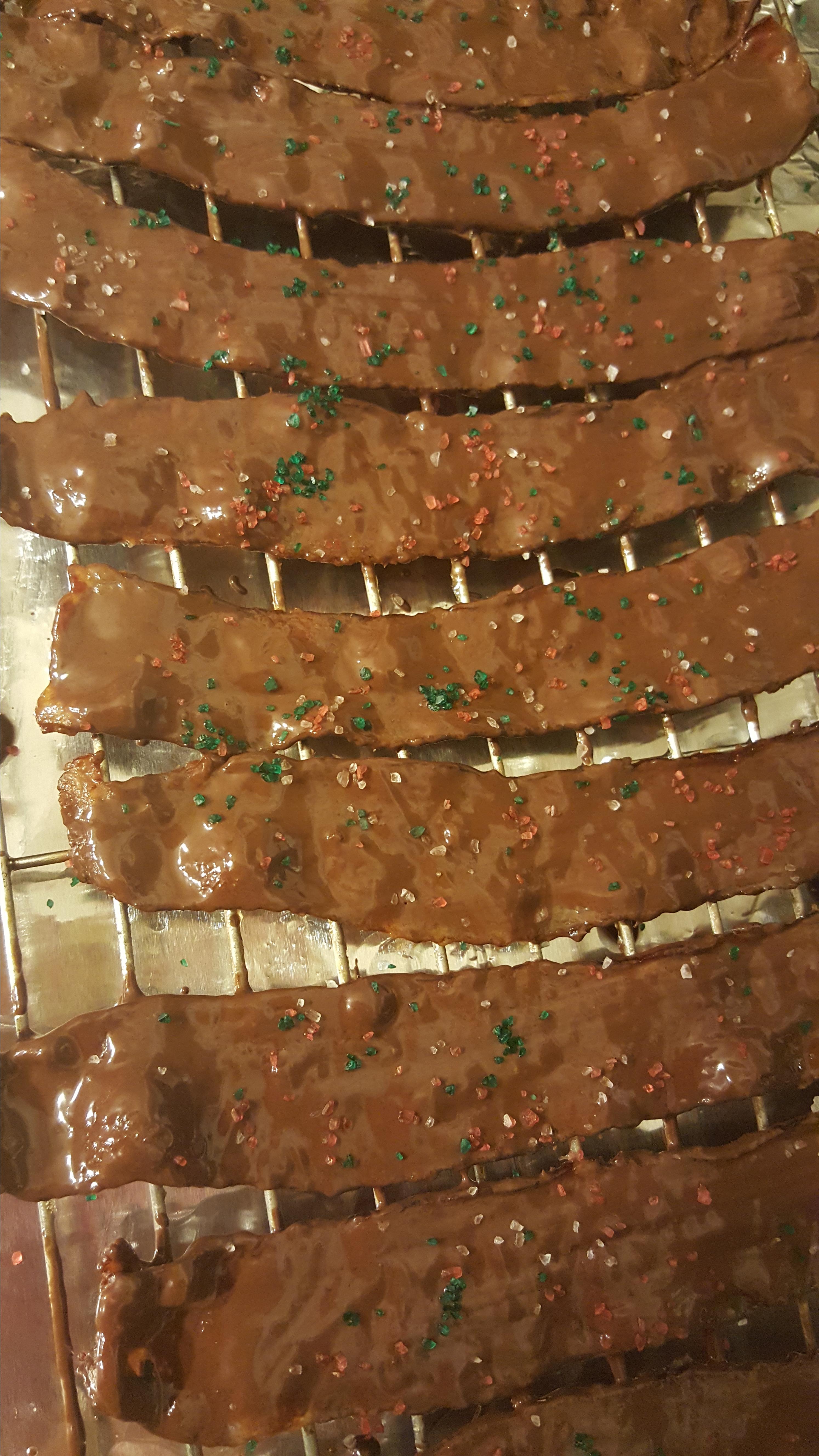 Chocolate Covered Bacon Strips image