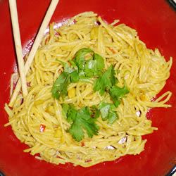 Spaghetti With Peanut Butter Sauce image