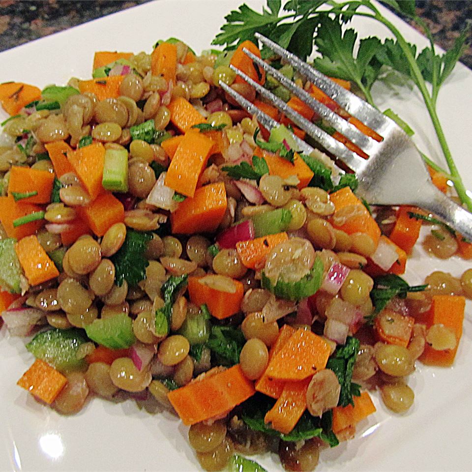 Mediterranean Lentil Salad image