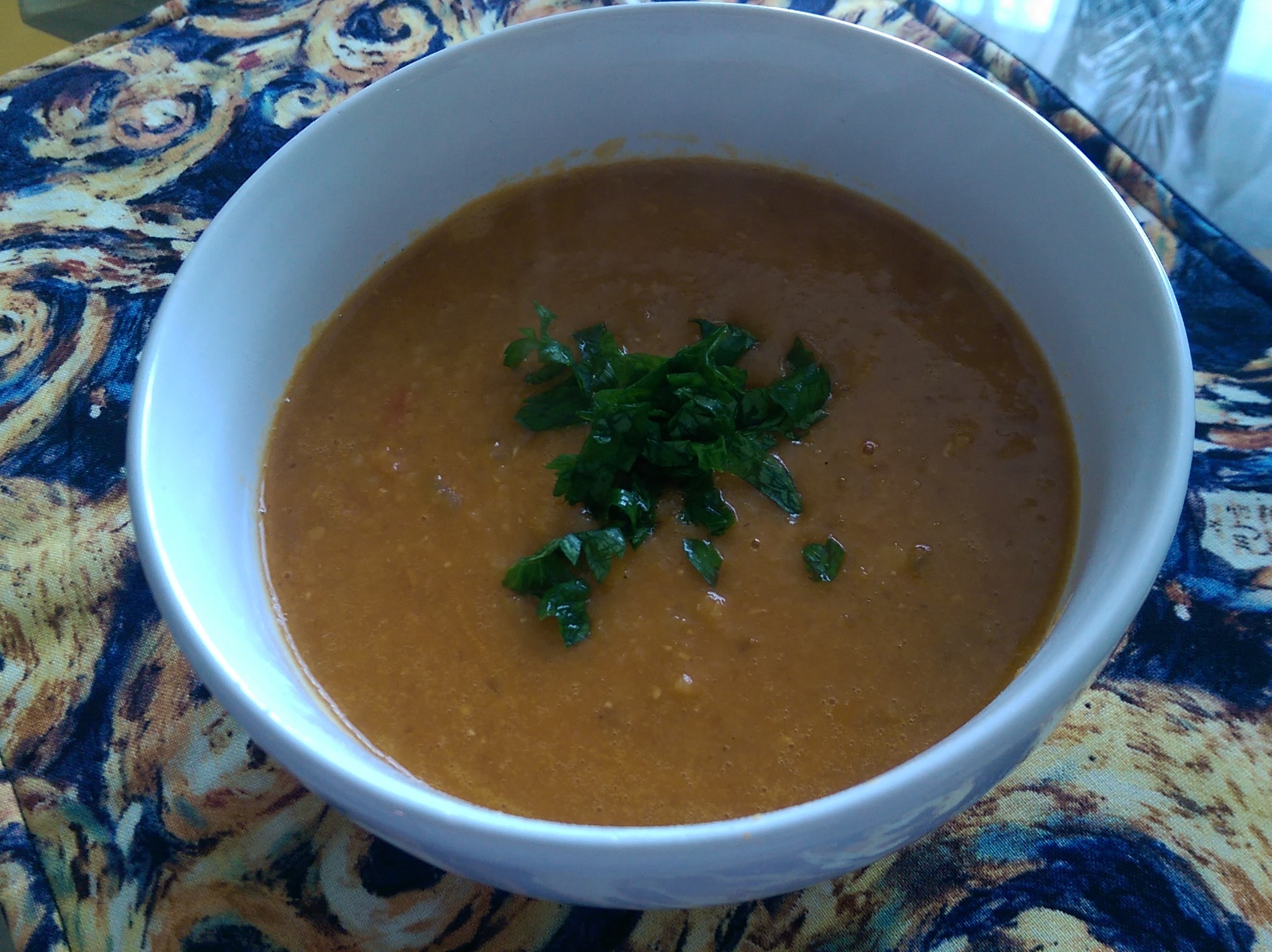 Red Lentil and Bulgur Soup image