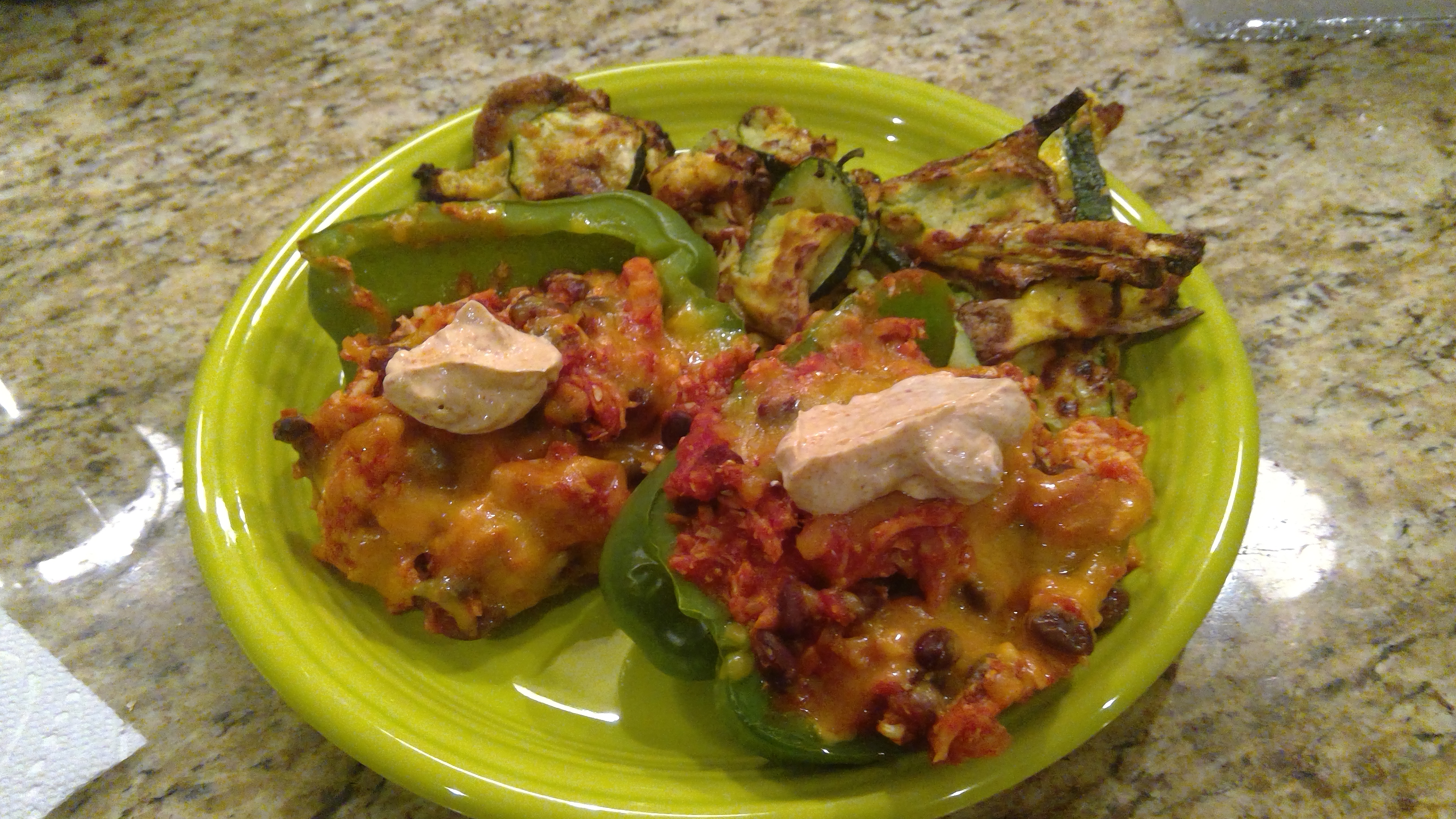 Southwestern Stuffed Bell Peppers (Low Carb) image