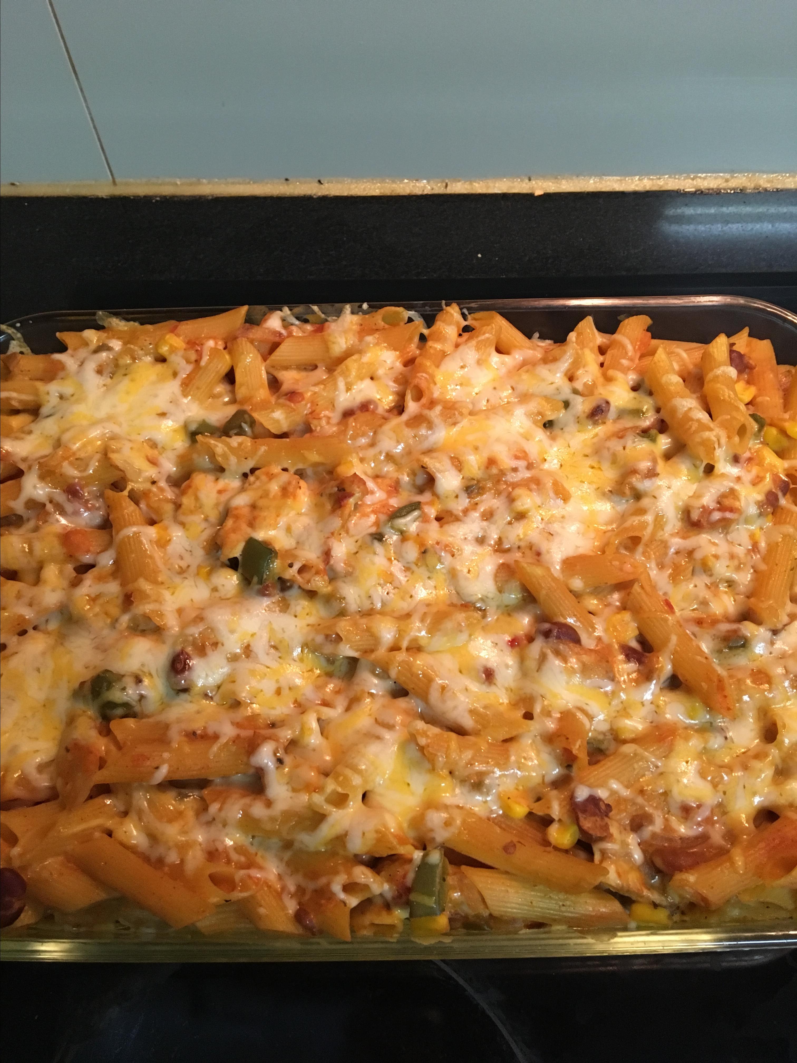 Chicken Fajita Pasta Bake Recipe - Allrecipes.com