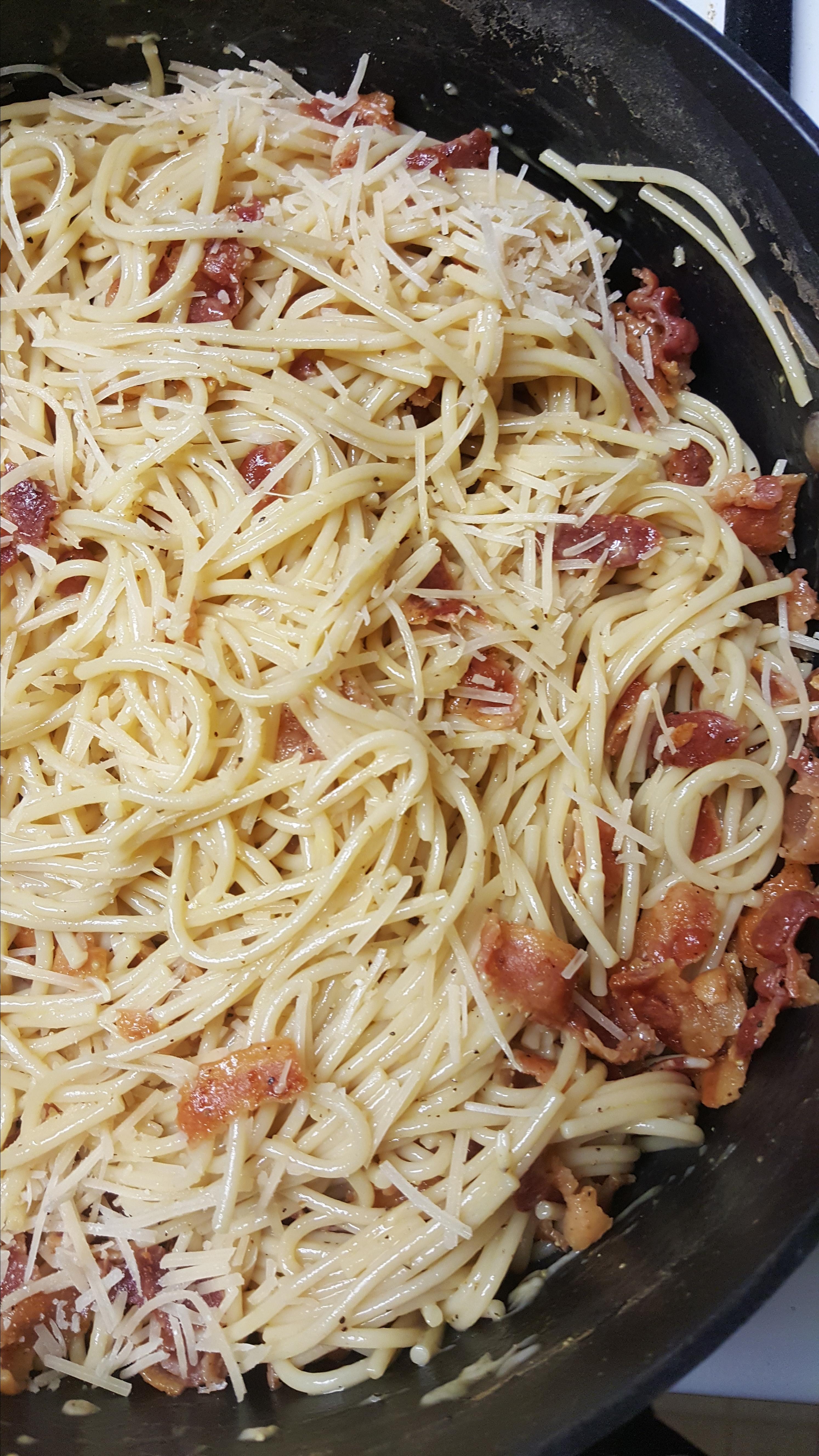 Spaghetti Alla Carbonara The Traditional Italian Recipe Recipe Allrecipes