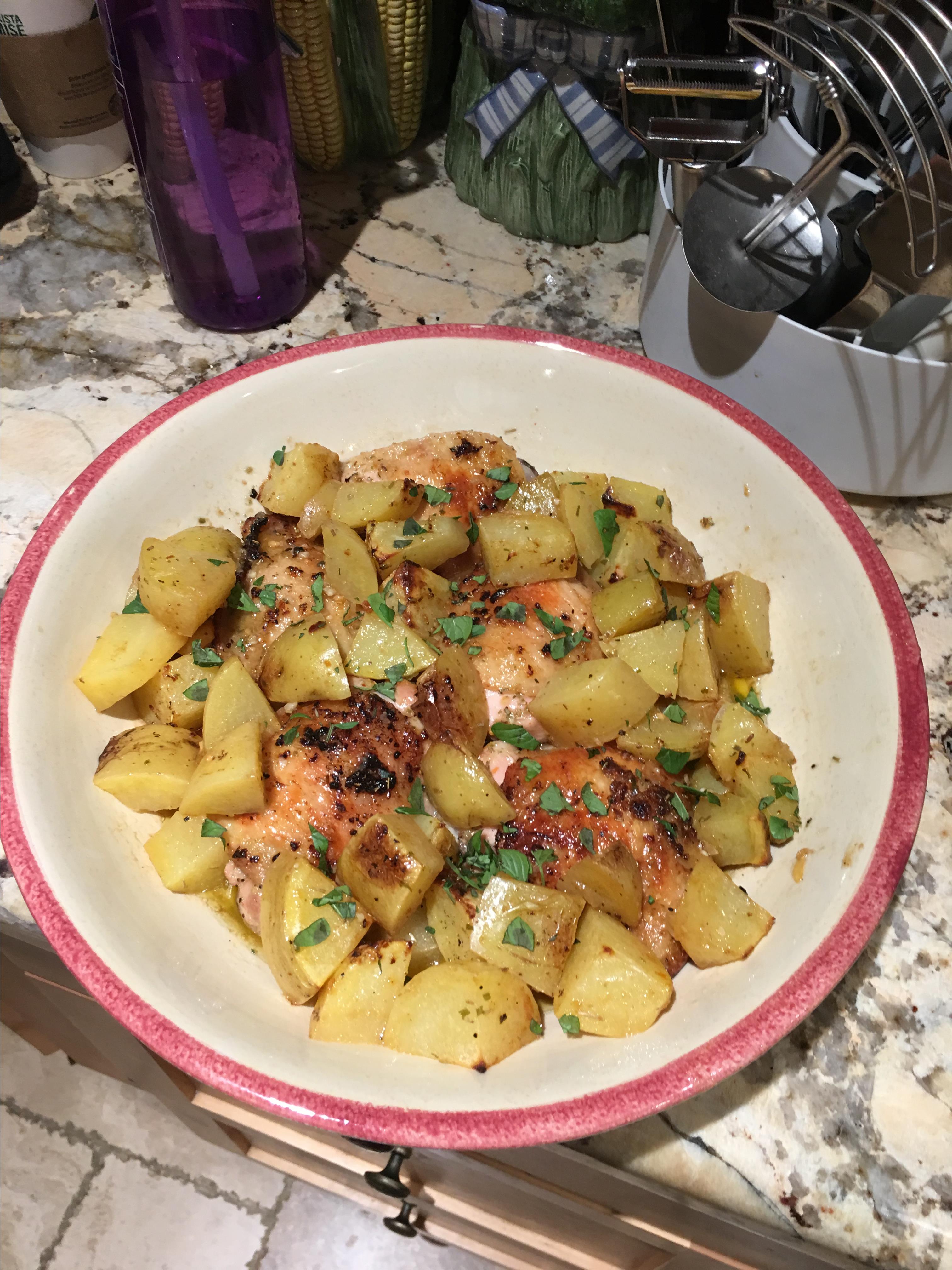 Greek Lemon Chicken and Potatoes Recipe - Allrecipes.com