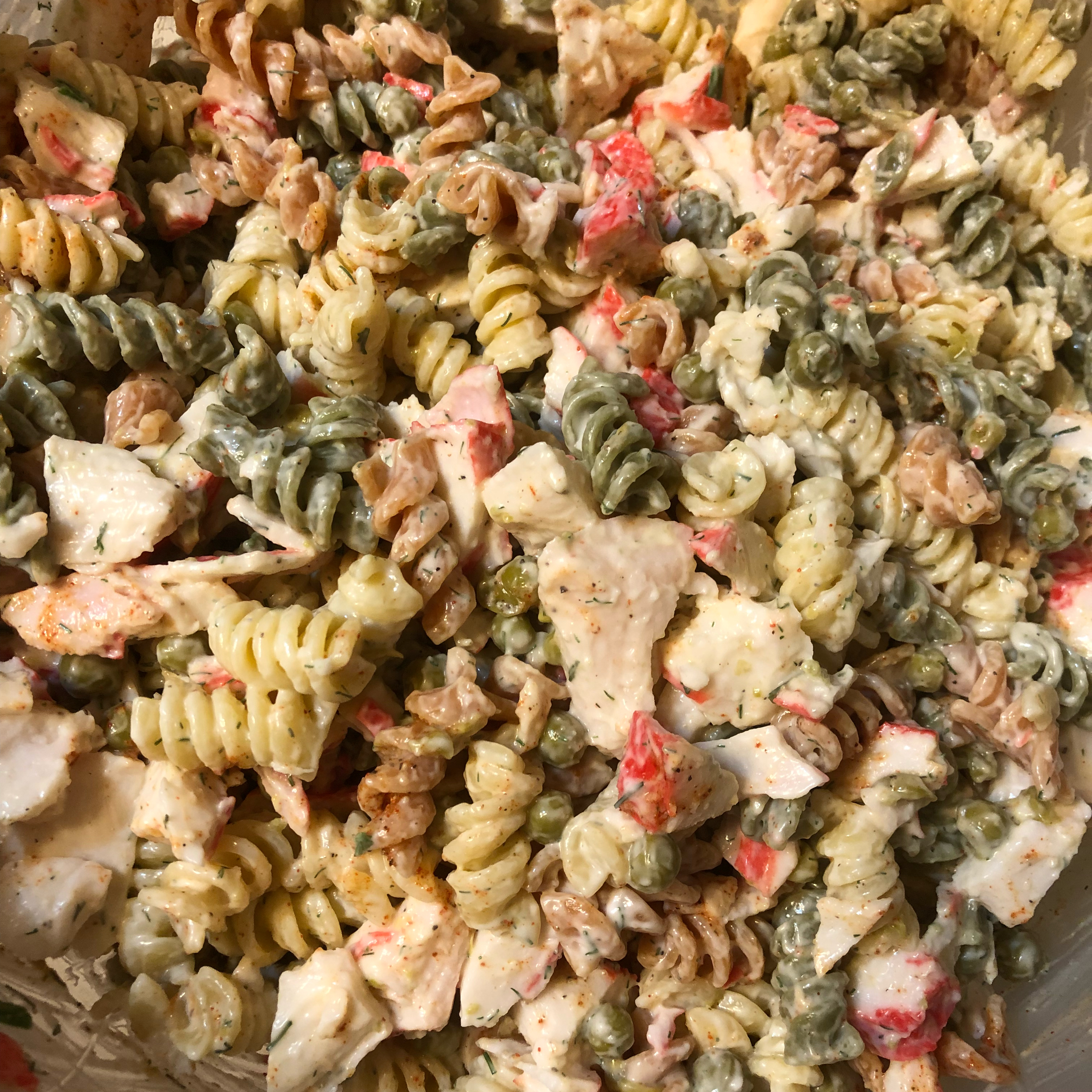 Easy Crab Pasta Salad image