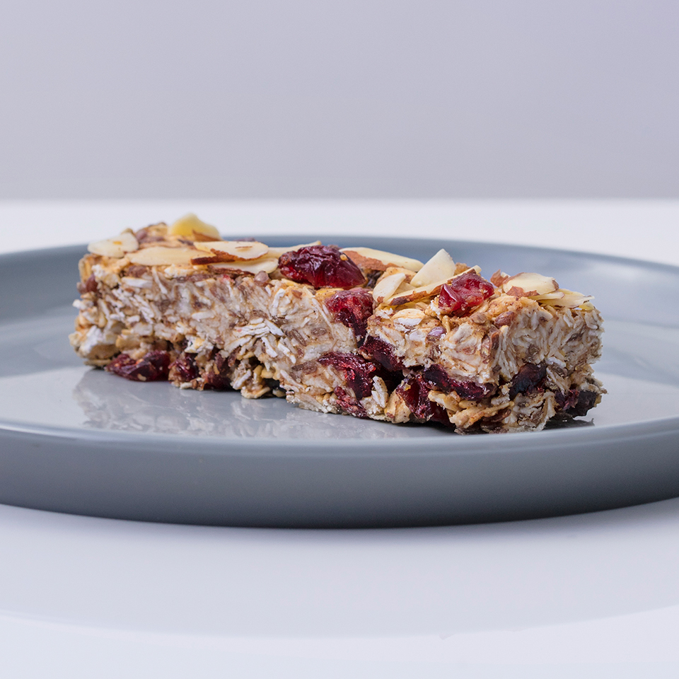 Cranberry-Almond-Flax Oat Bars image