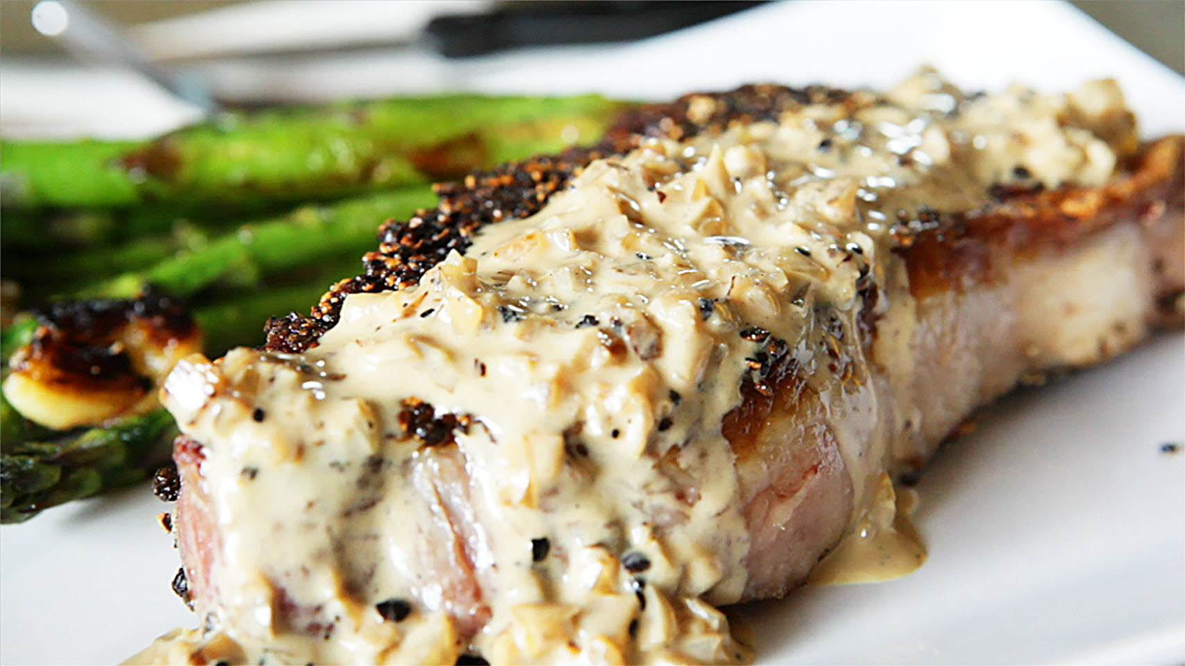 Merlot Peppercorn Steak Sauce Recipe 