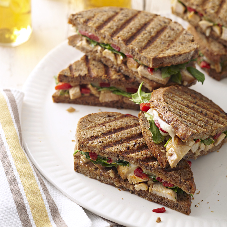 Chicken Salad Panini Sandwiches Recipe Eatingwell