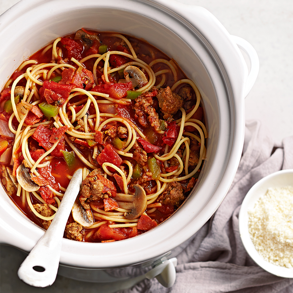 Pizza Spaghetti Recipe | EatingWell