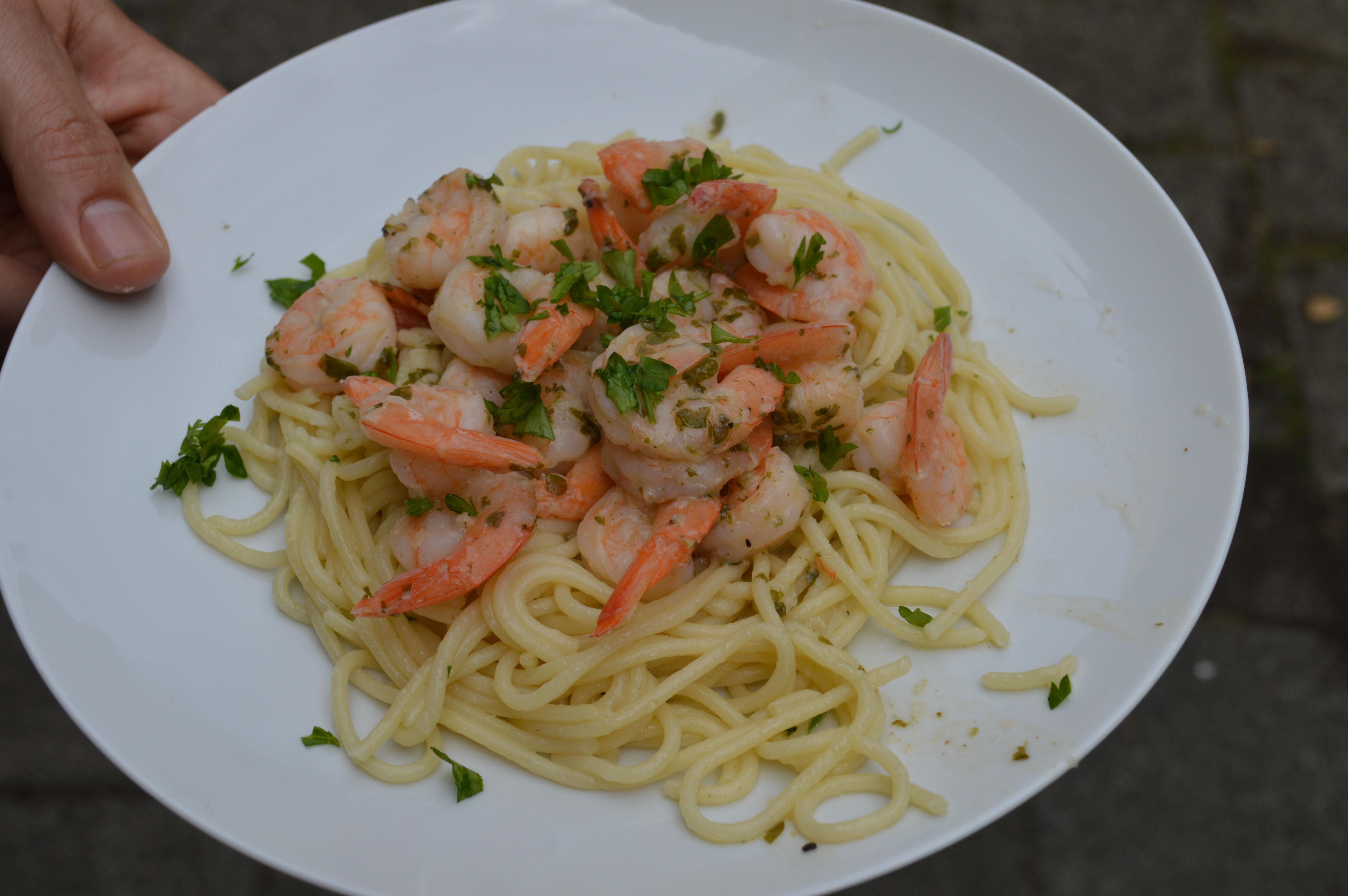 Garlic Butter Shrimp with Parsley image