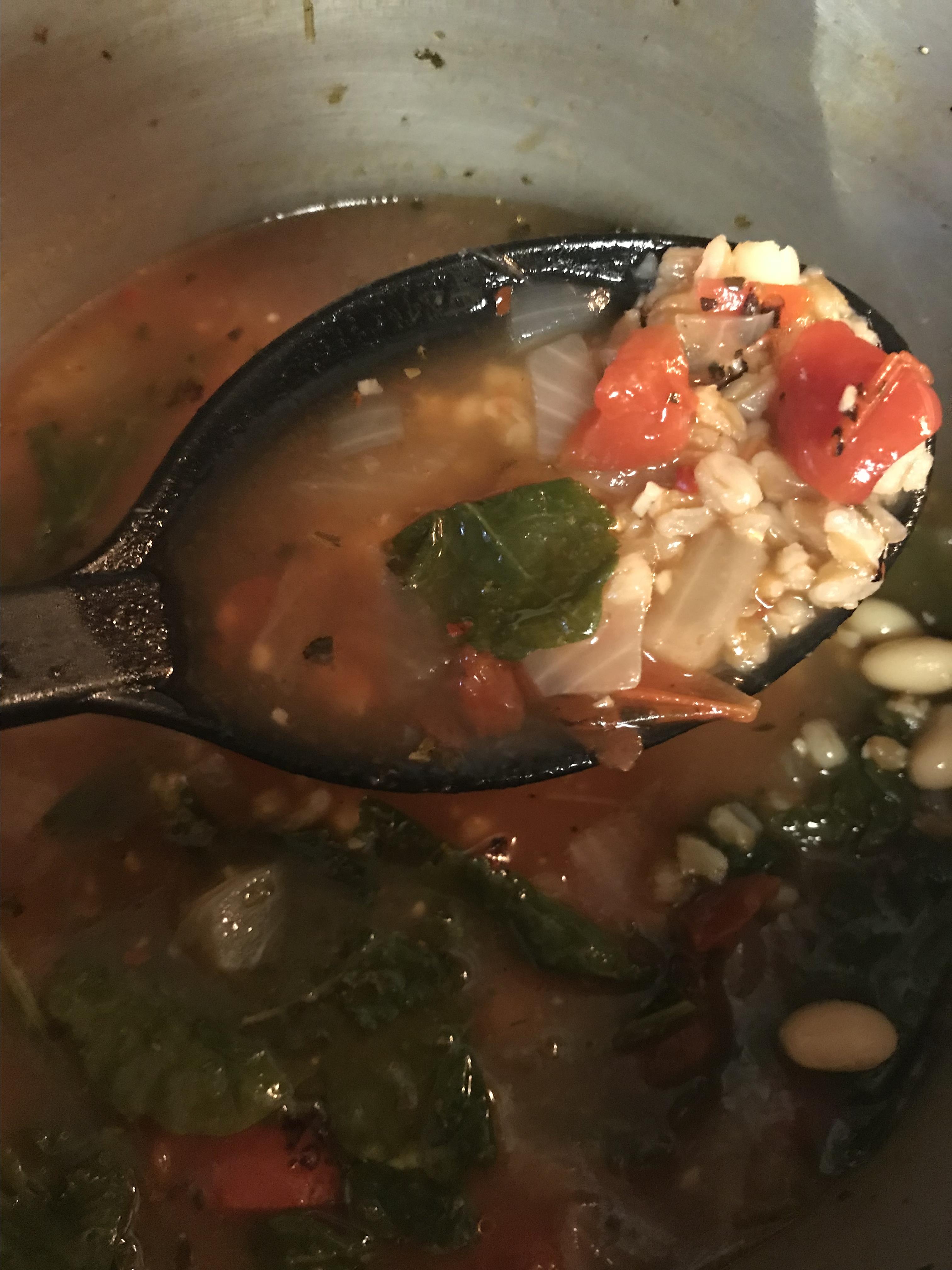 Rustic Italian Soup with Farro image