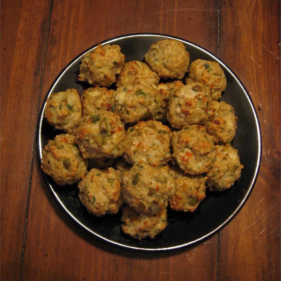 Feta and Olive Meatballs image
